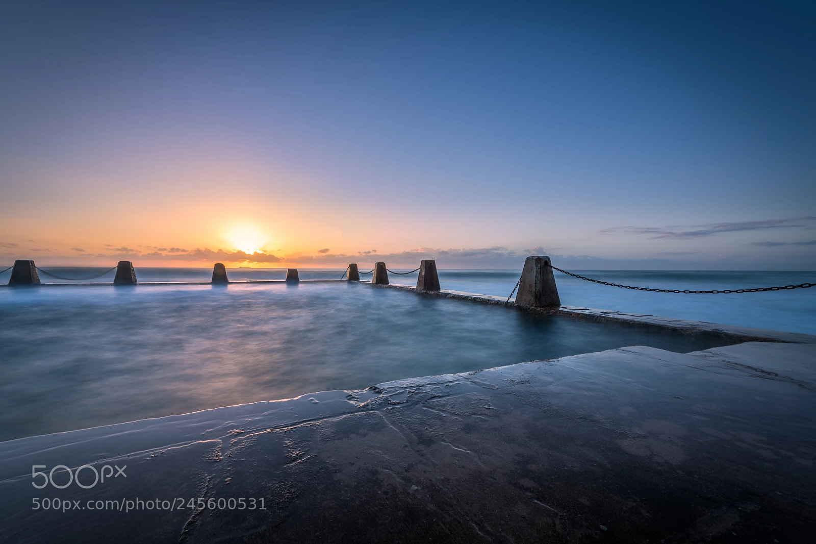 Nikon D850 sample photo. Sunrise tidal pool photography