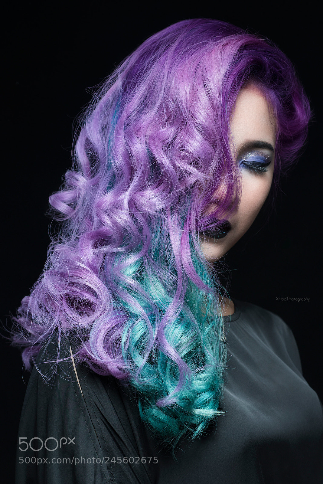 Nikon D810 sample photo. Hair color photography