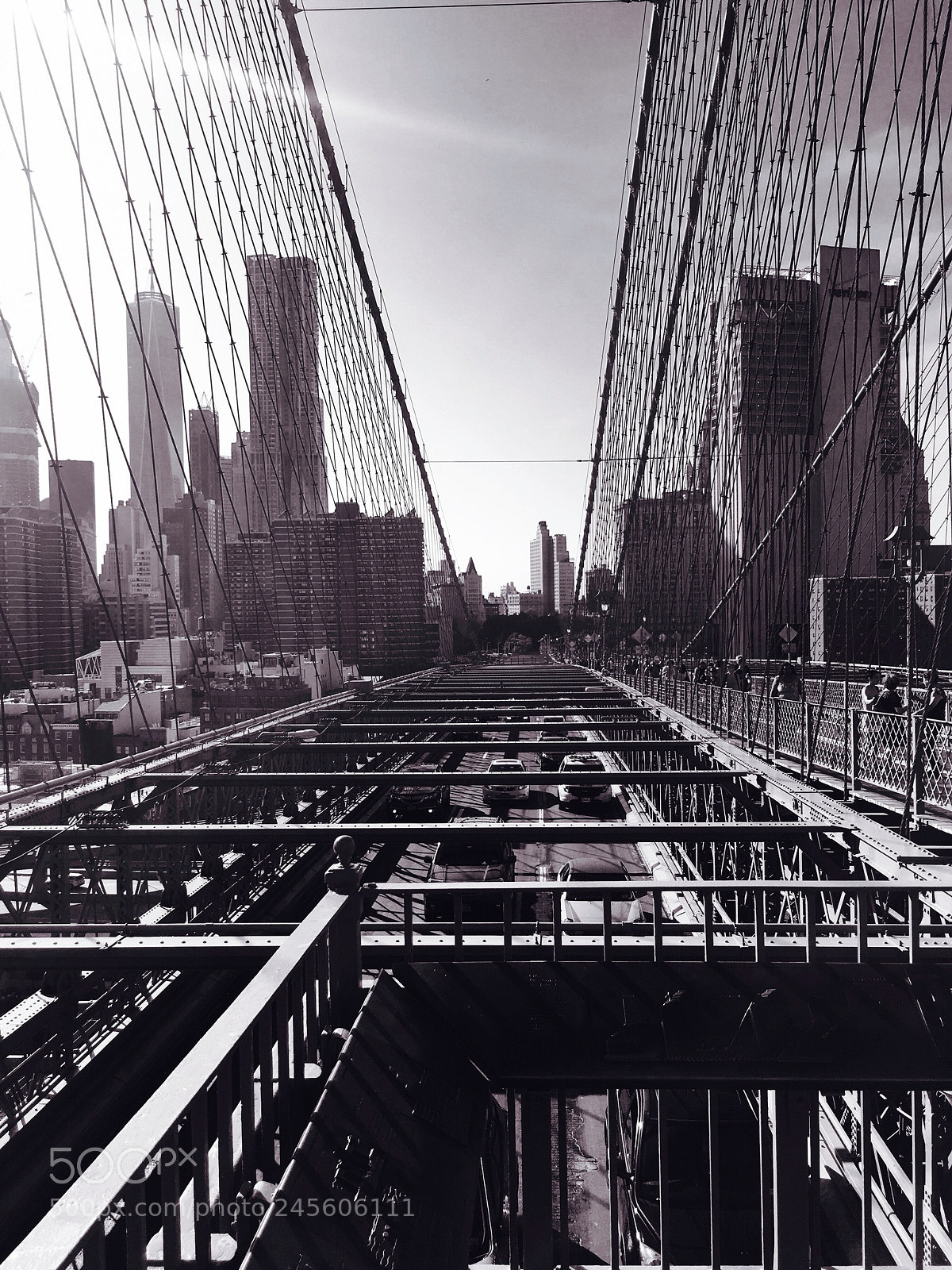 Apple iPhone 6s sample photo. Brooklyn bridge photography