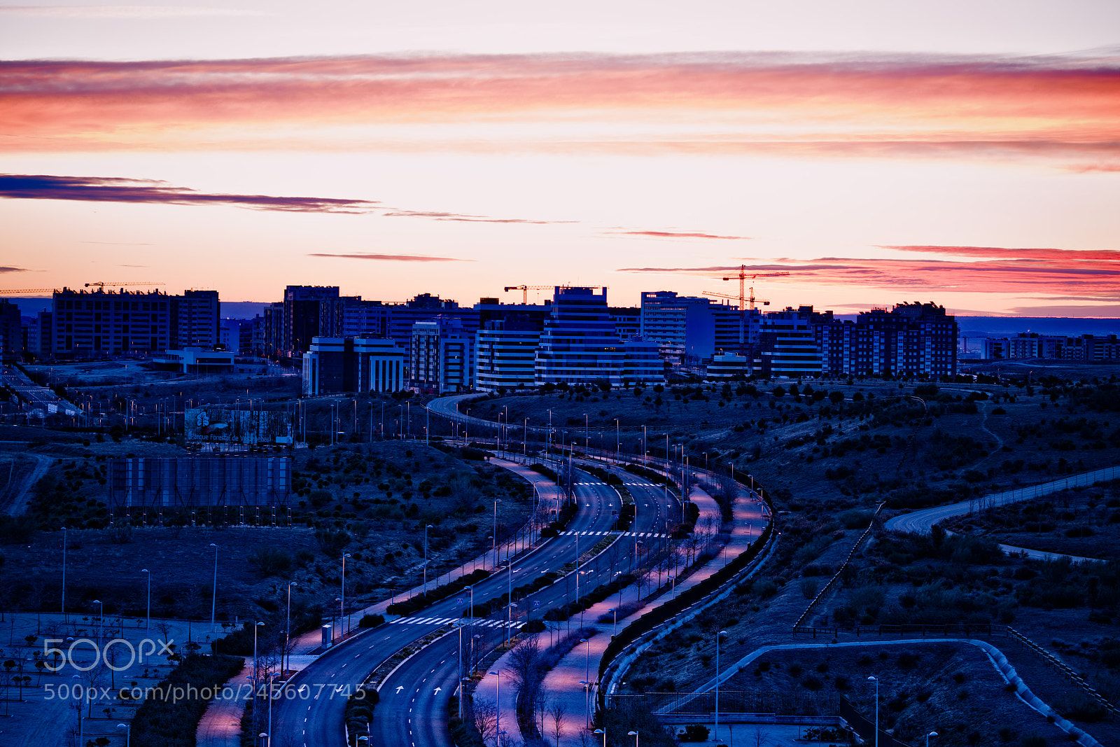 Sony a7R II sample photo. Valdebebas at dawn photography