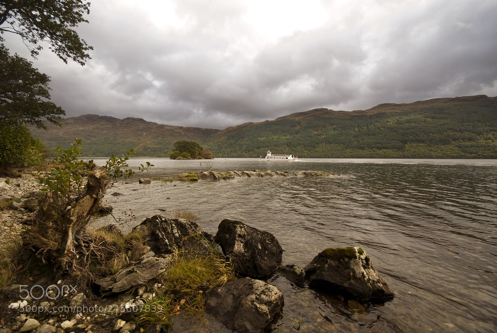 Nikon D200 sample photo. Loch lomond scotland photography