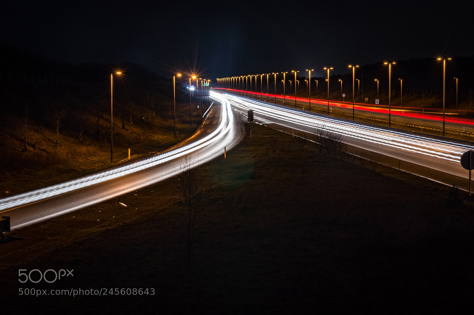 Sony SLT-A55 (SLT-A55V) sample photo. Light trails iv photography
