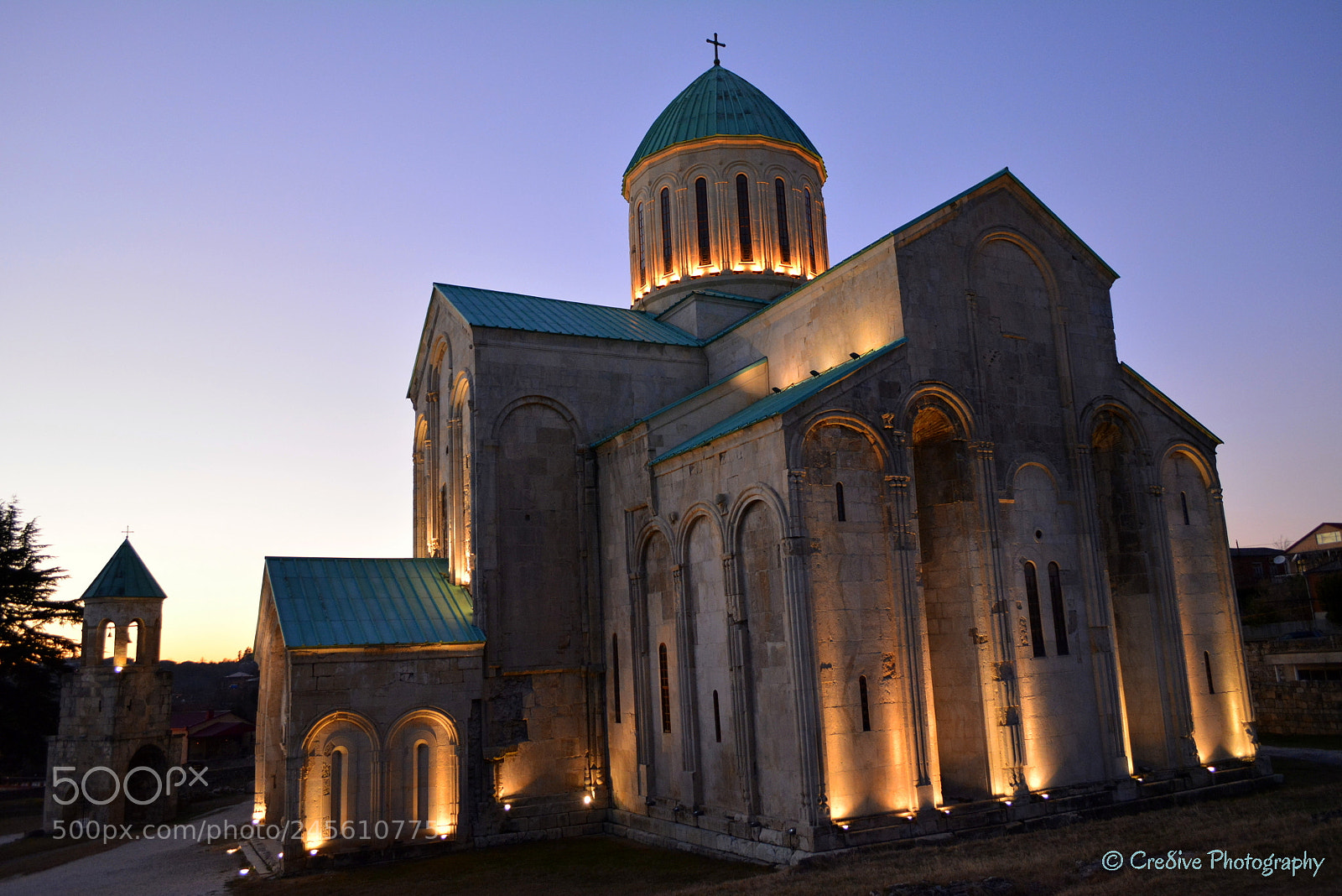 Nikon D5200 sample photo. Bagrati cathedral at dusk photography