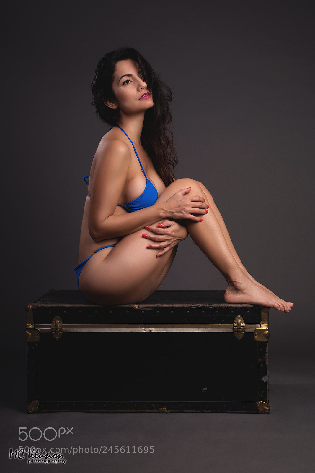 Sony a9 sample photo. Bikini in the studio photography
