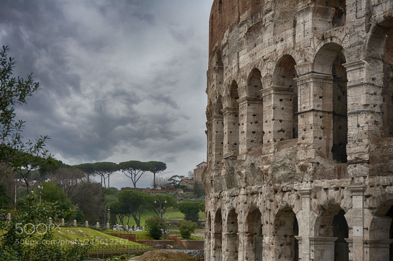 Nikon D7100 sample photo. Outside the colosseum in photography