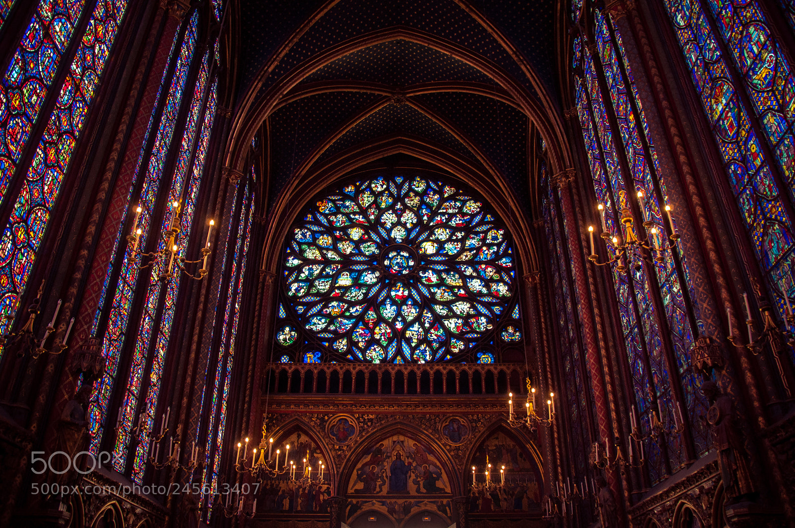 Nikon D90 sample photo. La sainte-chapelle the holy photography