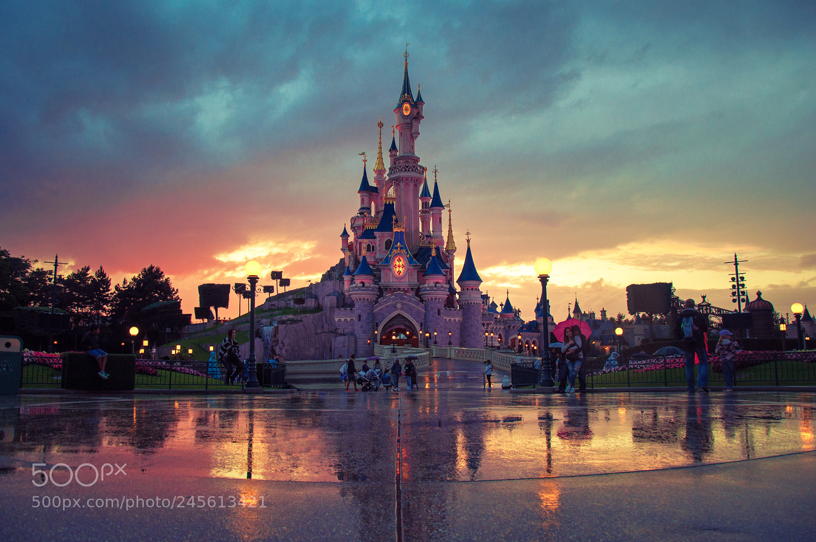 Nikon D90 sample photo. The sleeping beauty castle photography