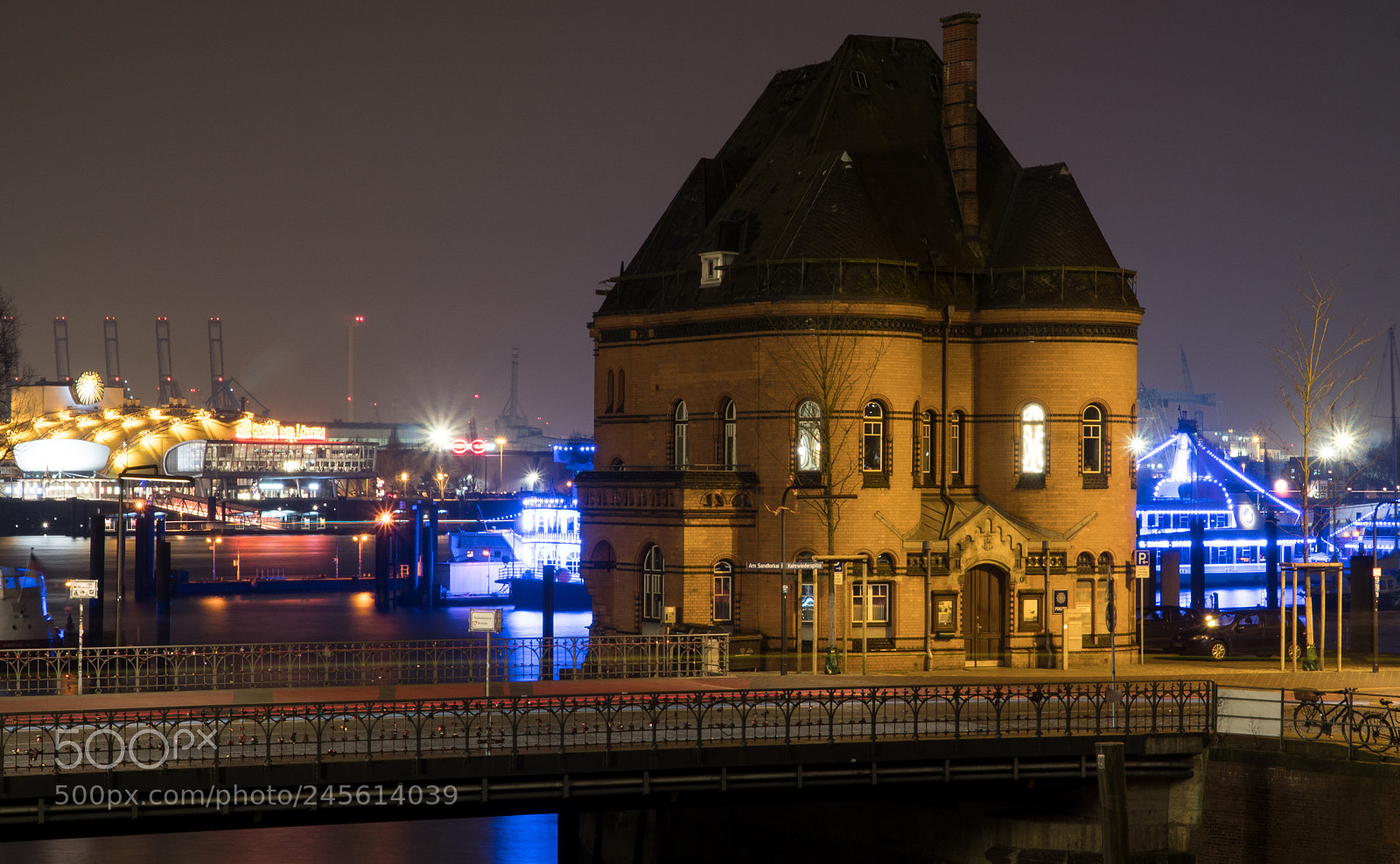 Sony a6500 sample photo. Hamburger hfen bei nacht photography