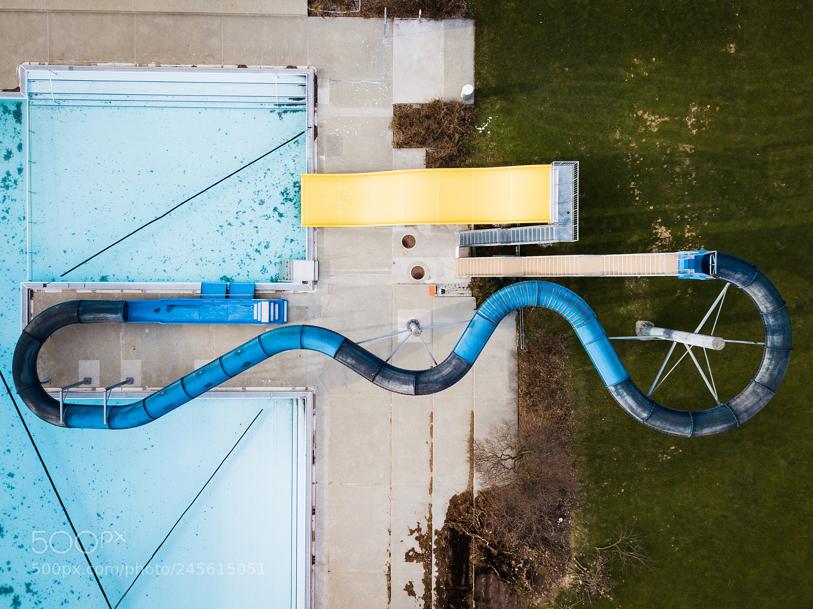 DJI FC220 sample photo. Water slide photography