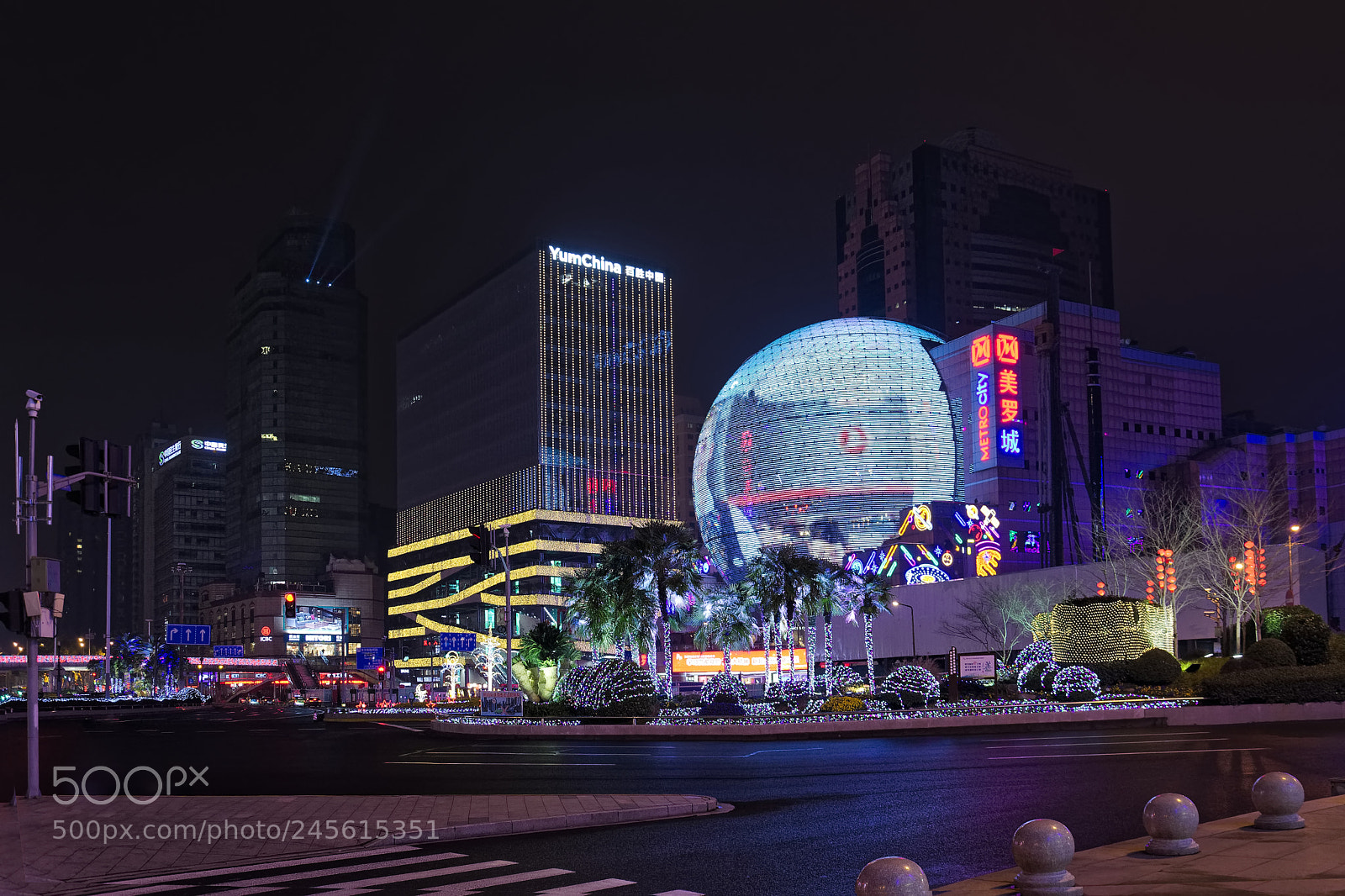 Nikon D7100 sample photo. Shanghai lights photography