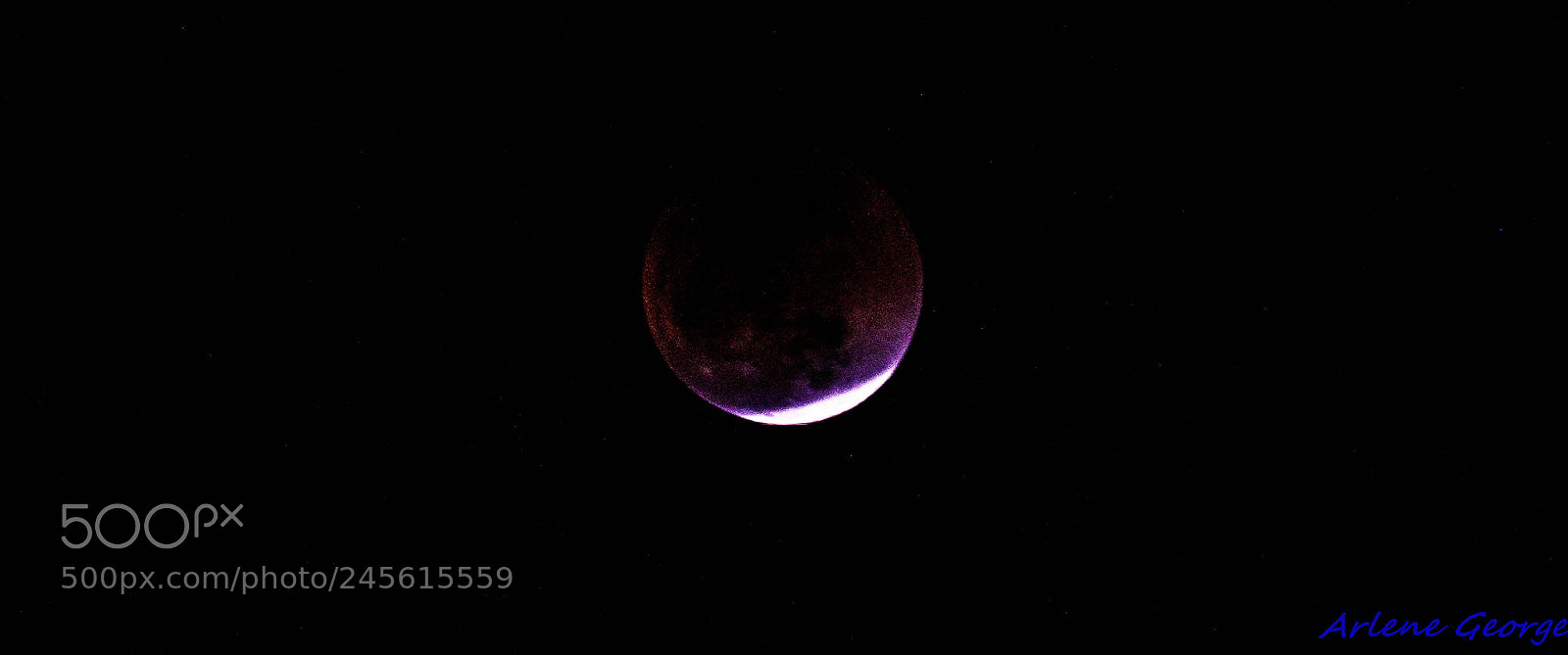 Sony a9 sample photo. Super blue blood moon photography
