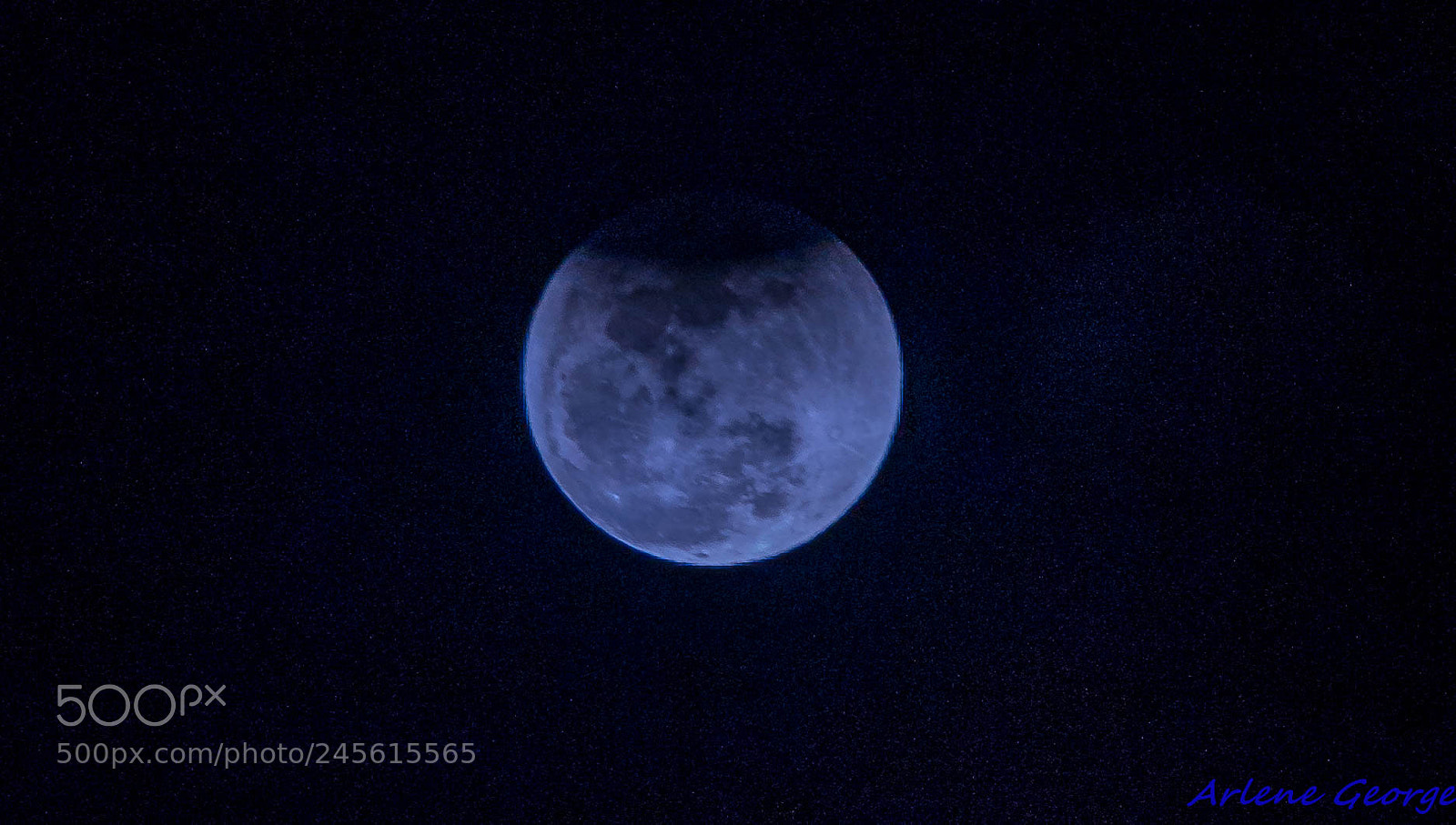 Sony a9 sample photo. Super blue blood moon photography