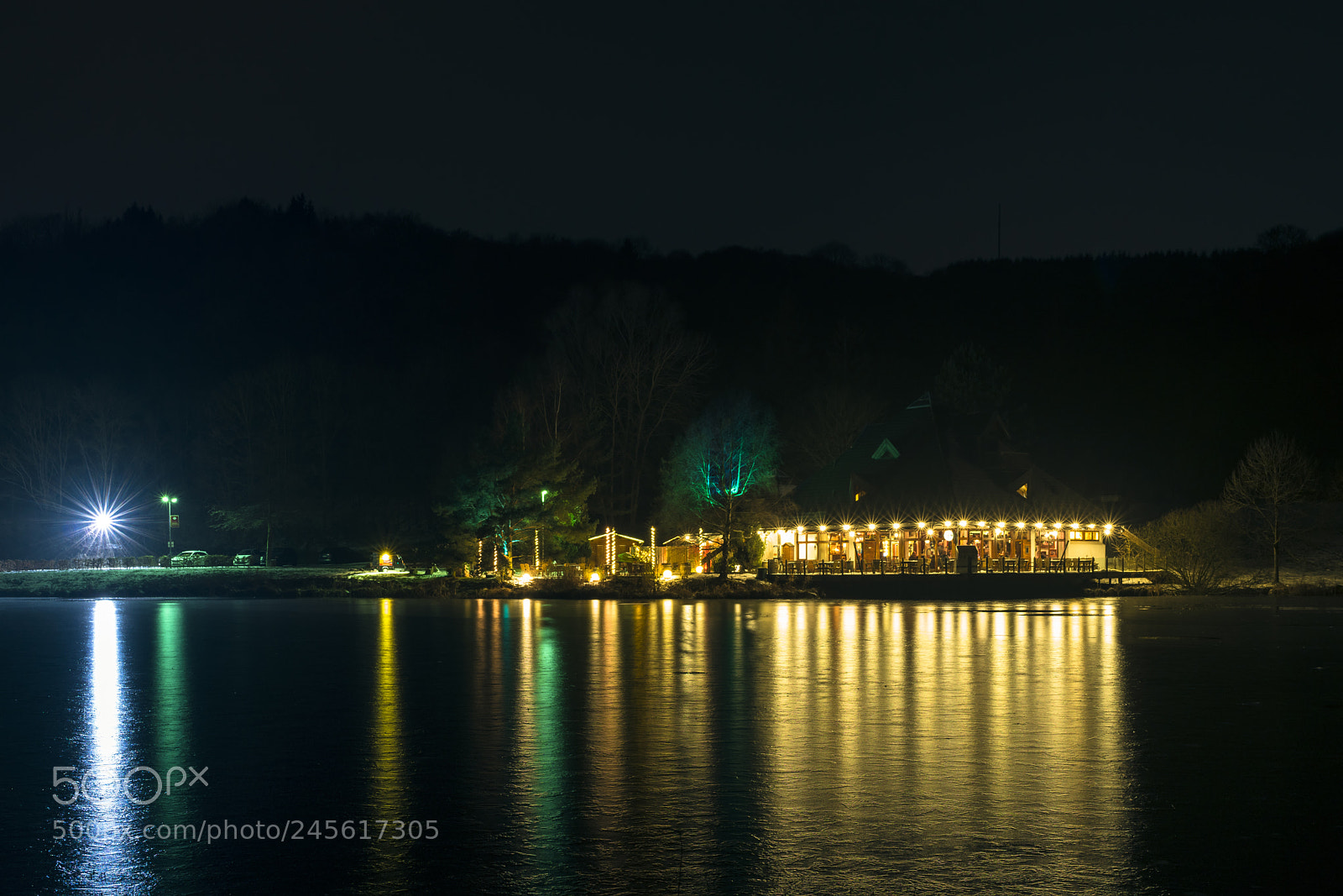 Sony a7R III sample photo. An icy night photography
