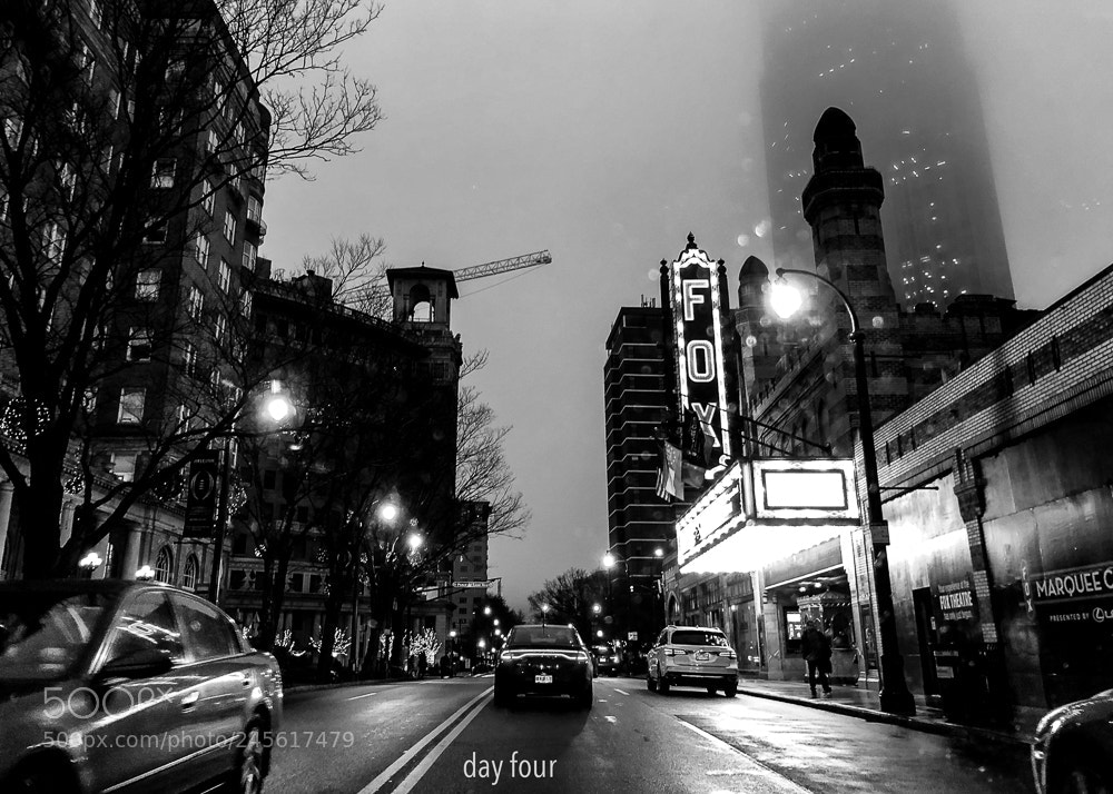 Apple iPhone 8 sample photo. Peachtree street in atlanta photography