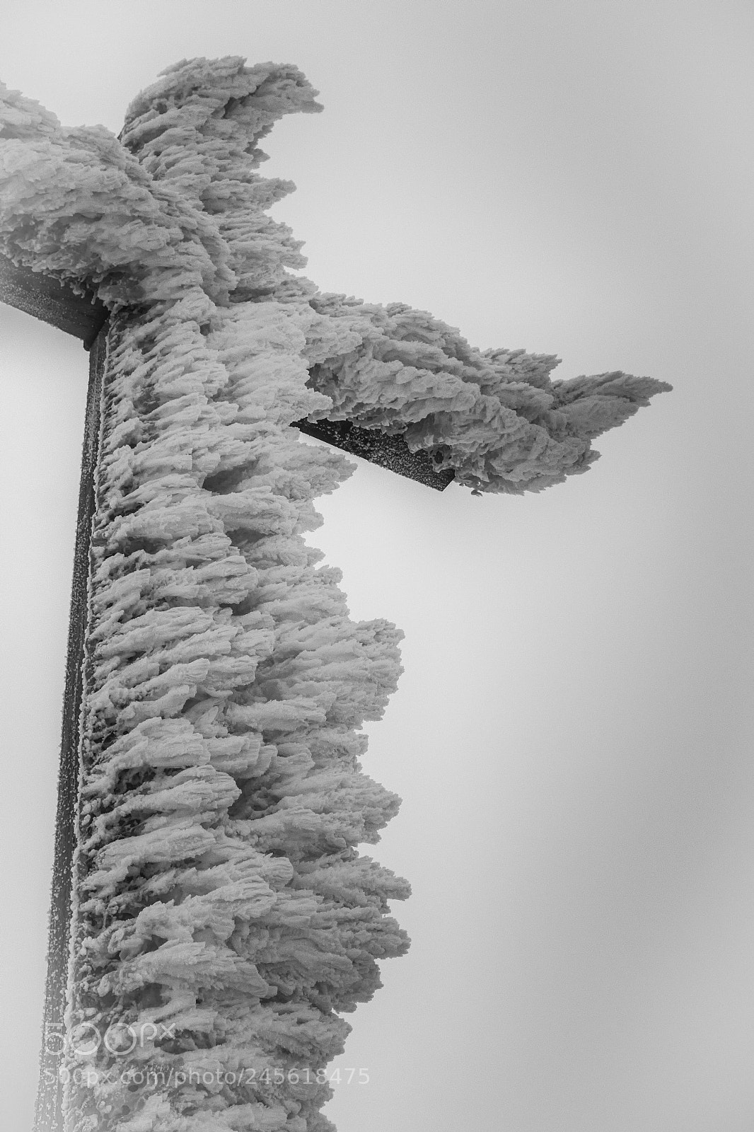 Fujifilm X100T sample photo. Frozen cross photography