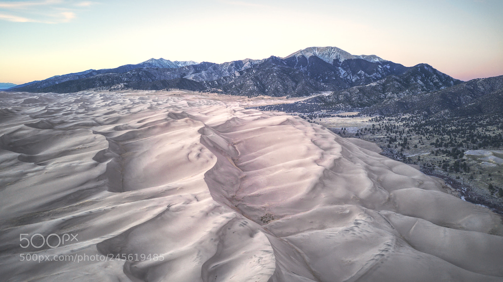 DJI FC220 sample photo. Golden dunes 2 photography