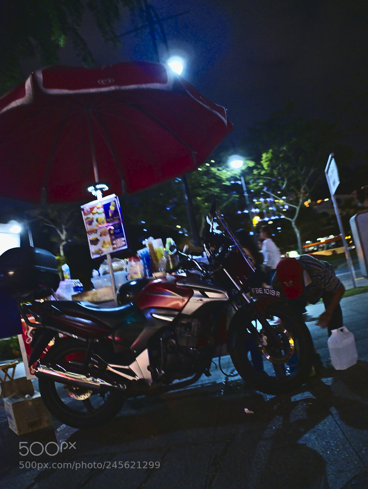 Panasonic Lumix DMC-G85 (Lumix DMC-G80) sample photo. Ice cream motorcycle photography