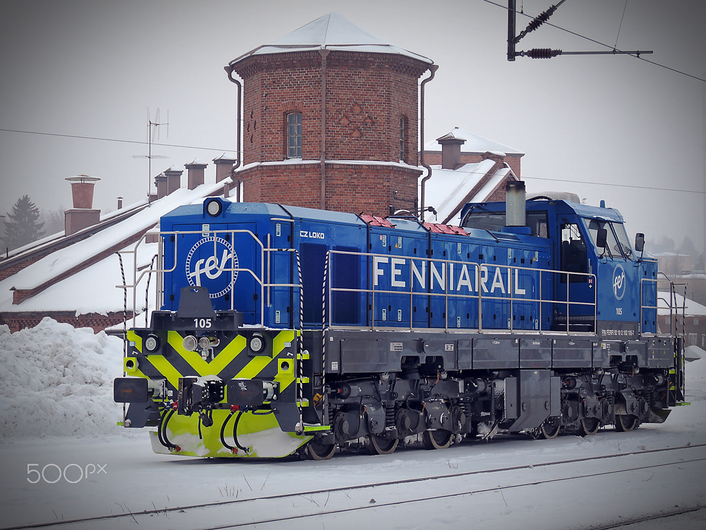 Nikon Coolpix P330 sample photo. Locomotive type dr18 - finland photography