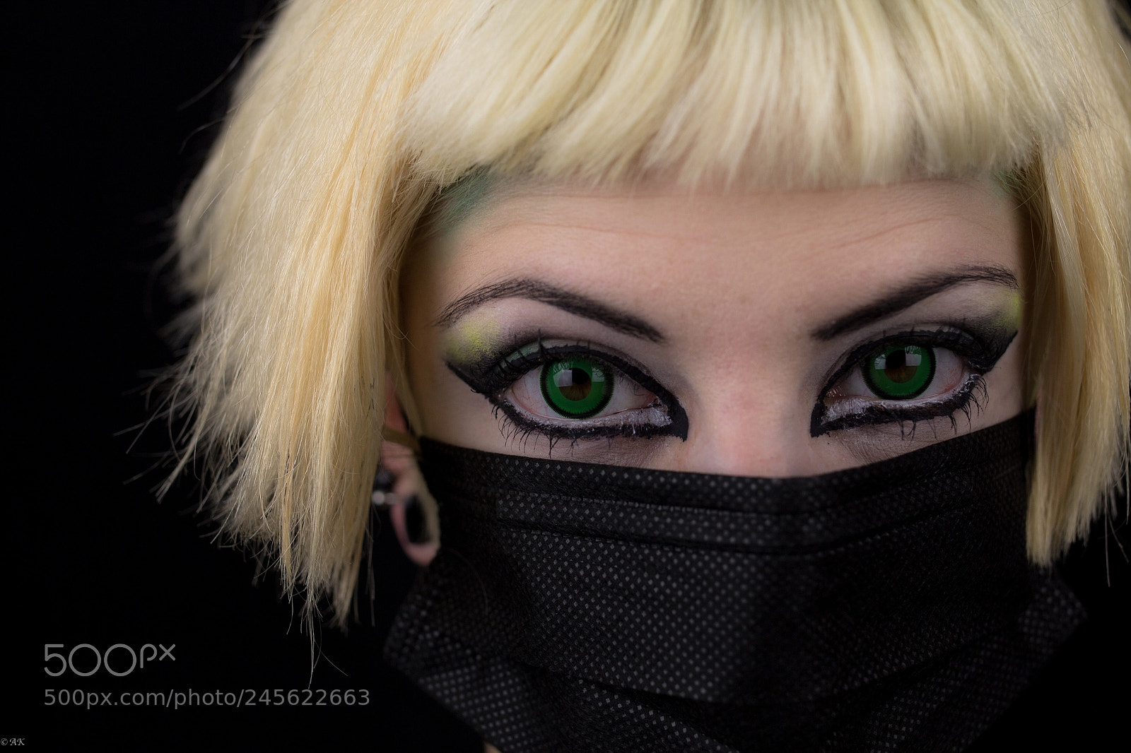 Canon EOS 600D (Rebel EOS T3i / EOS Kiss X5) sample photo. Masked green photography