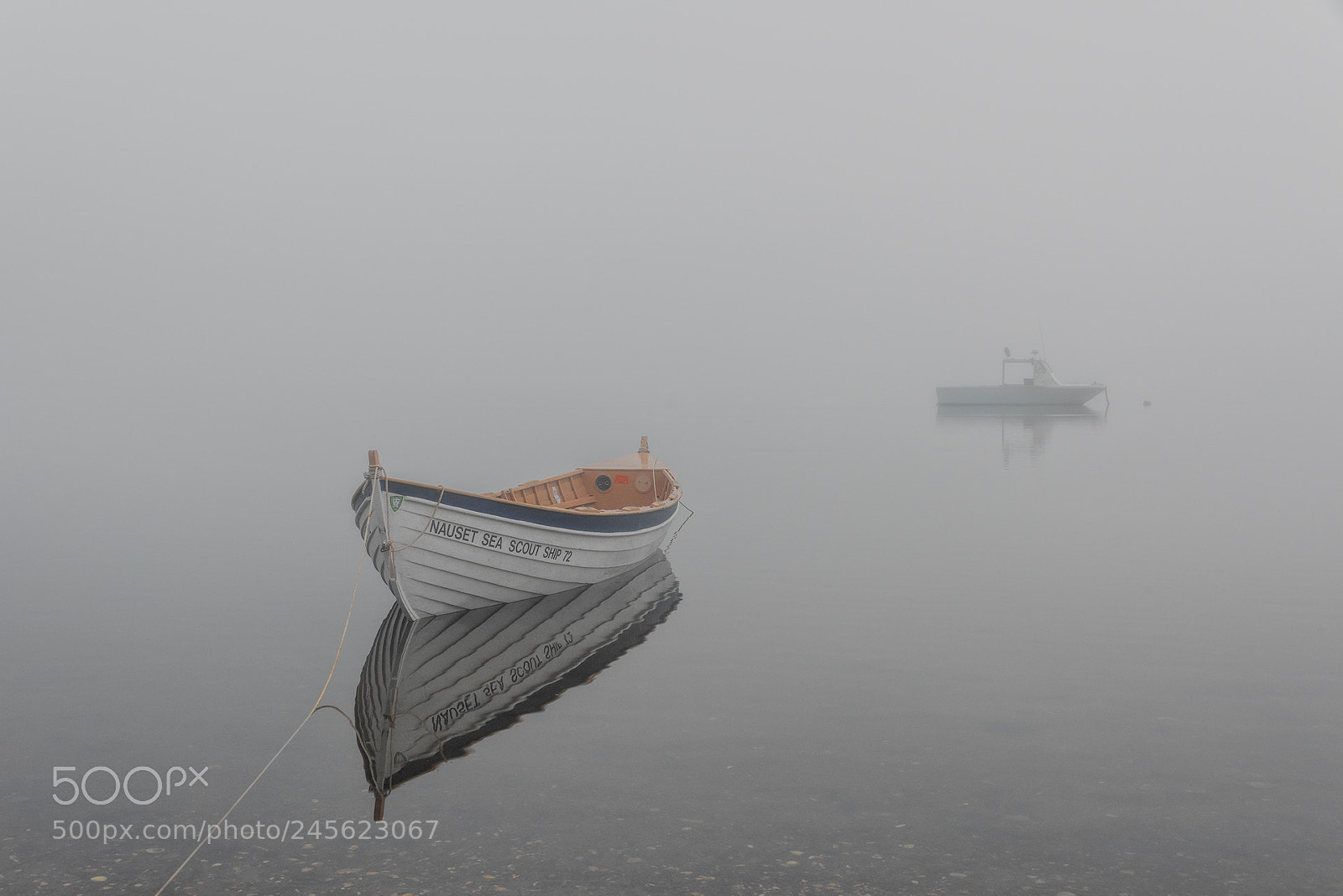 Nikon D810 sample photo. Boats in the fog photography