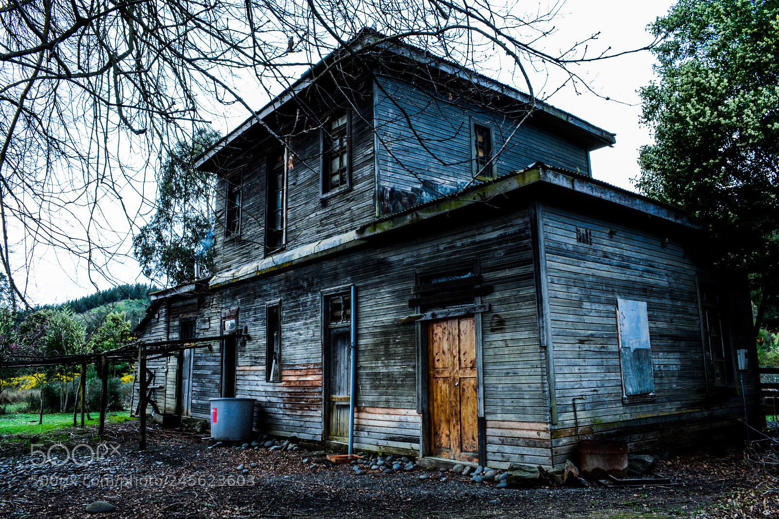 Nikon D5200 sample photo. Old train station, araucan photography