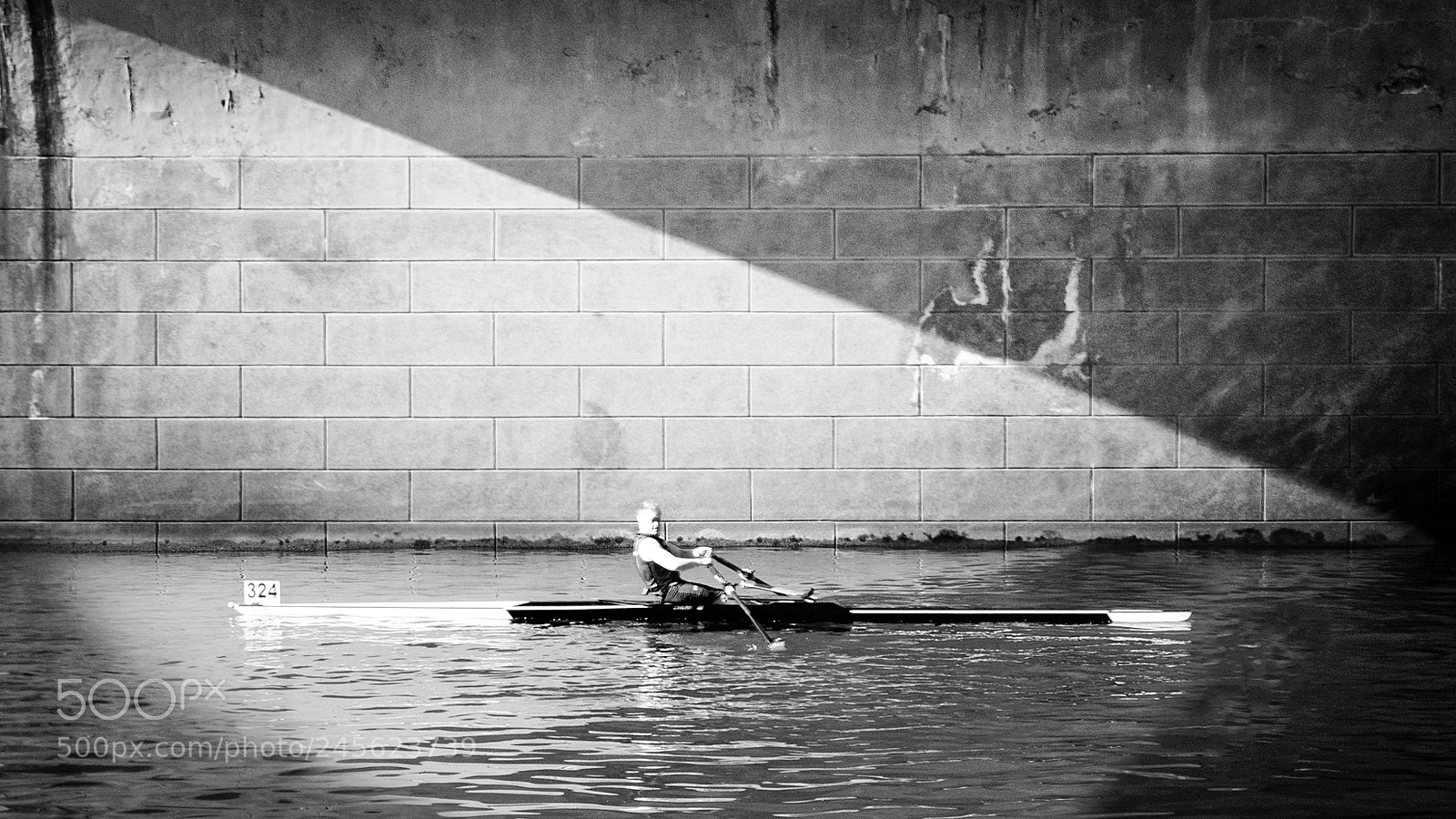 Nikon D5100 sample photo. Rower photography