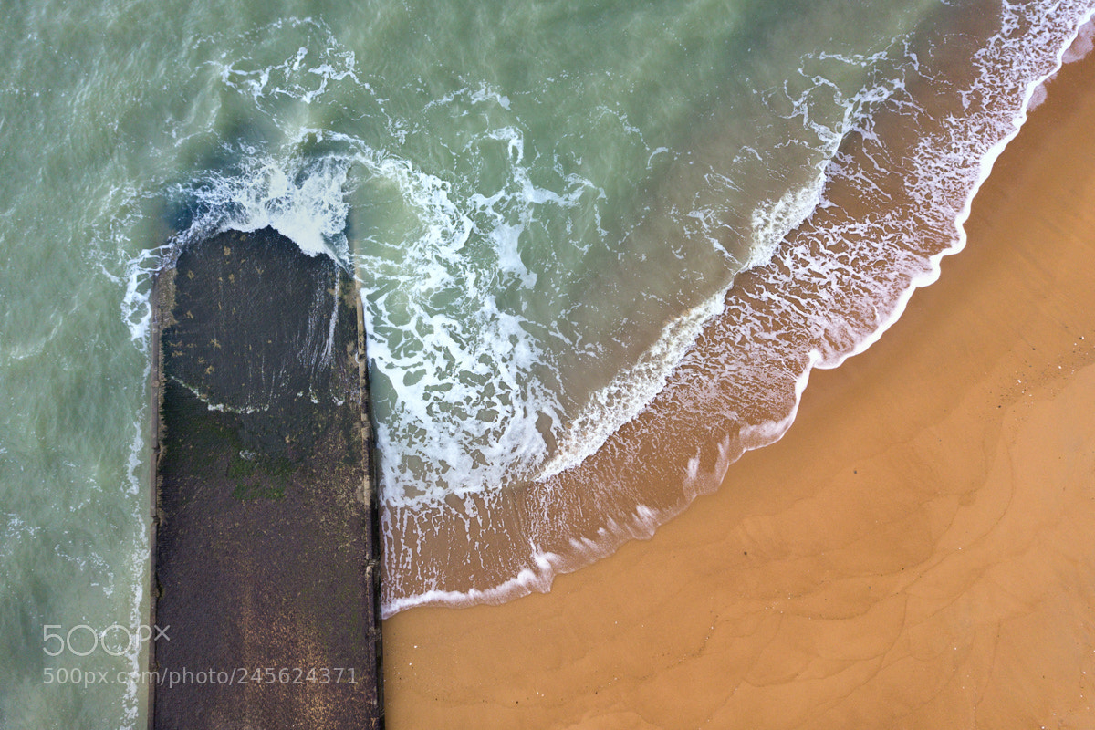DJI FC220 sample photo. Descente au bain photography