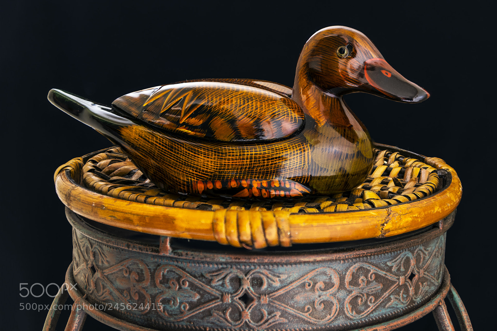 Nikon D850 sample photo. Wooden duck still life photography