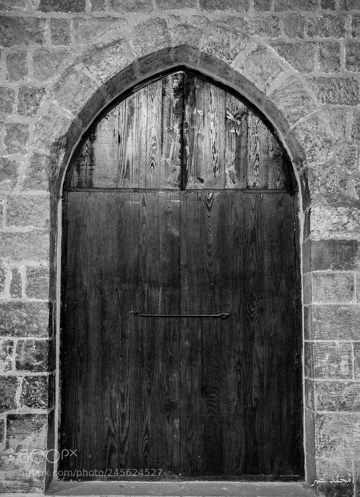 Nikon D7100 sample photo. Black and white door photography