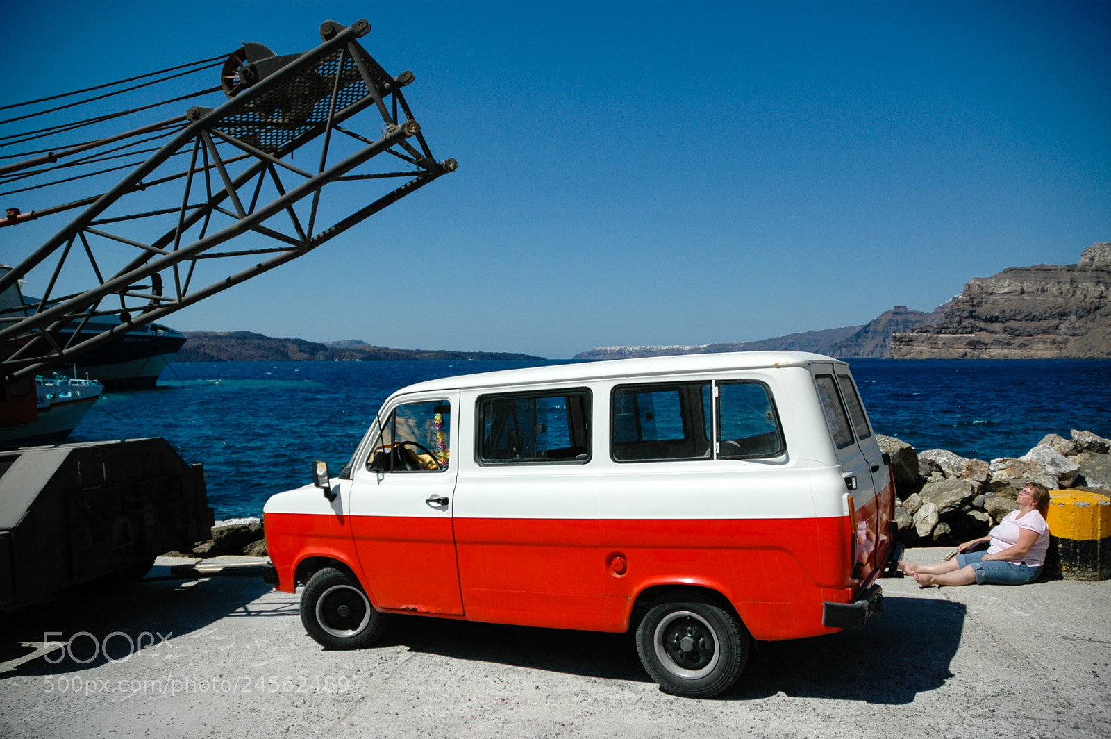 Nikon D70 sample photo. Ormos athinios, Όρμος Αθηνιός, thira, Θήρα photography