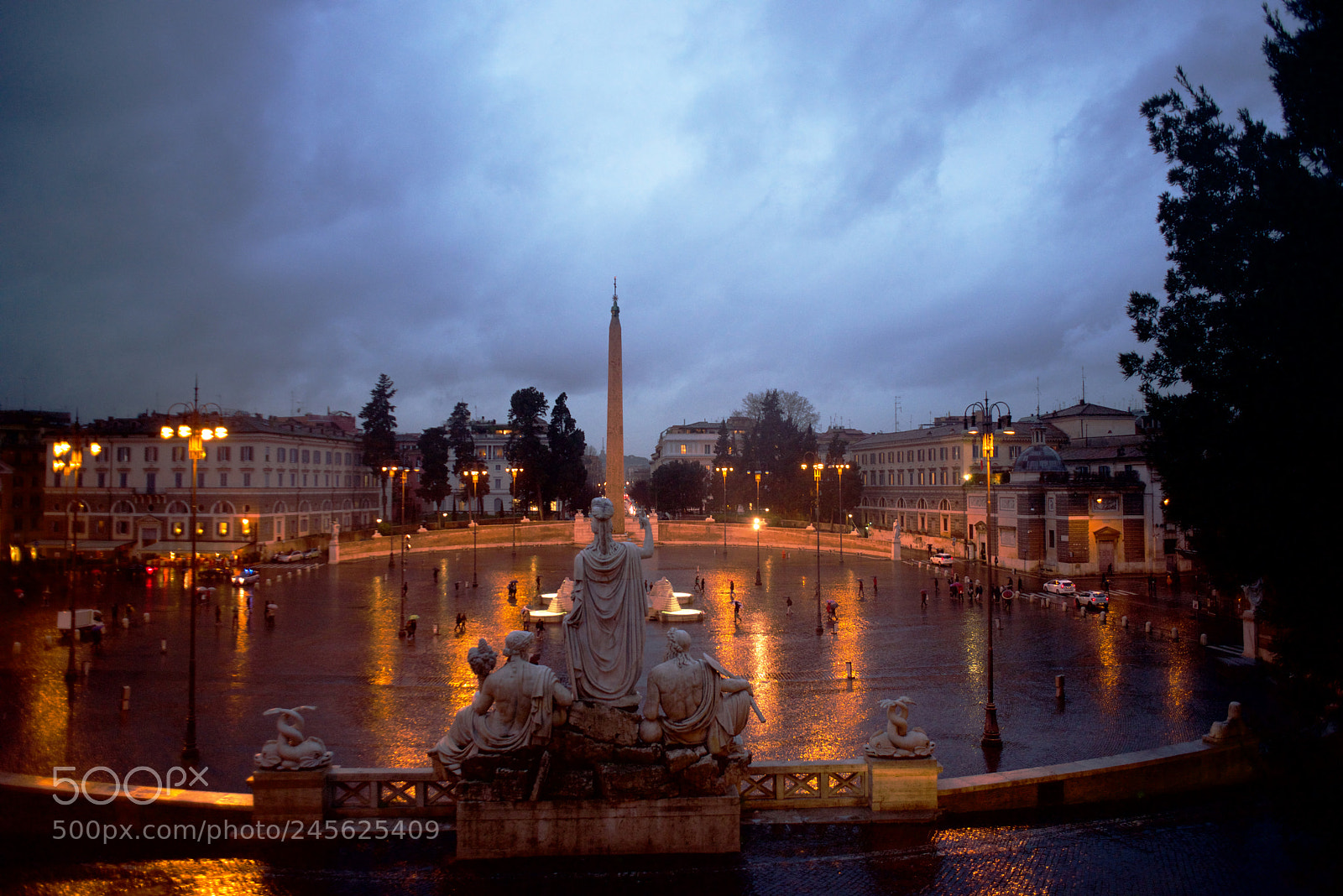 Nikon D610 sample photo. Dusk in rome photography