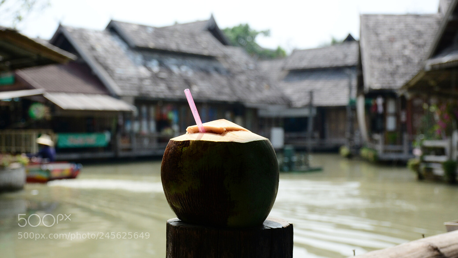 Nikon D7100 sample photo. Floating market photography