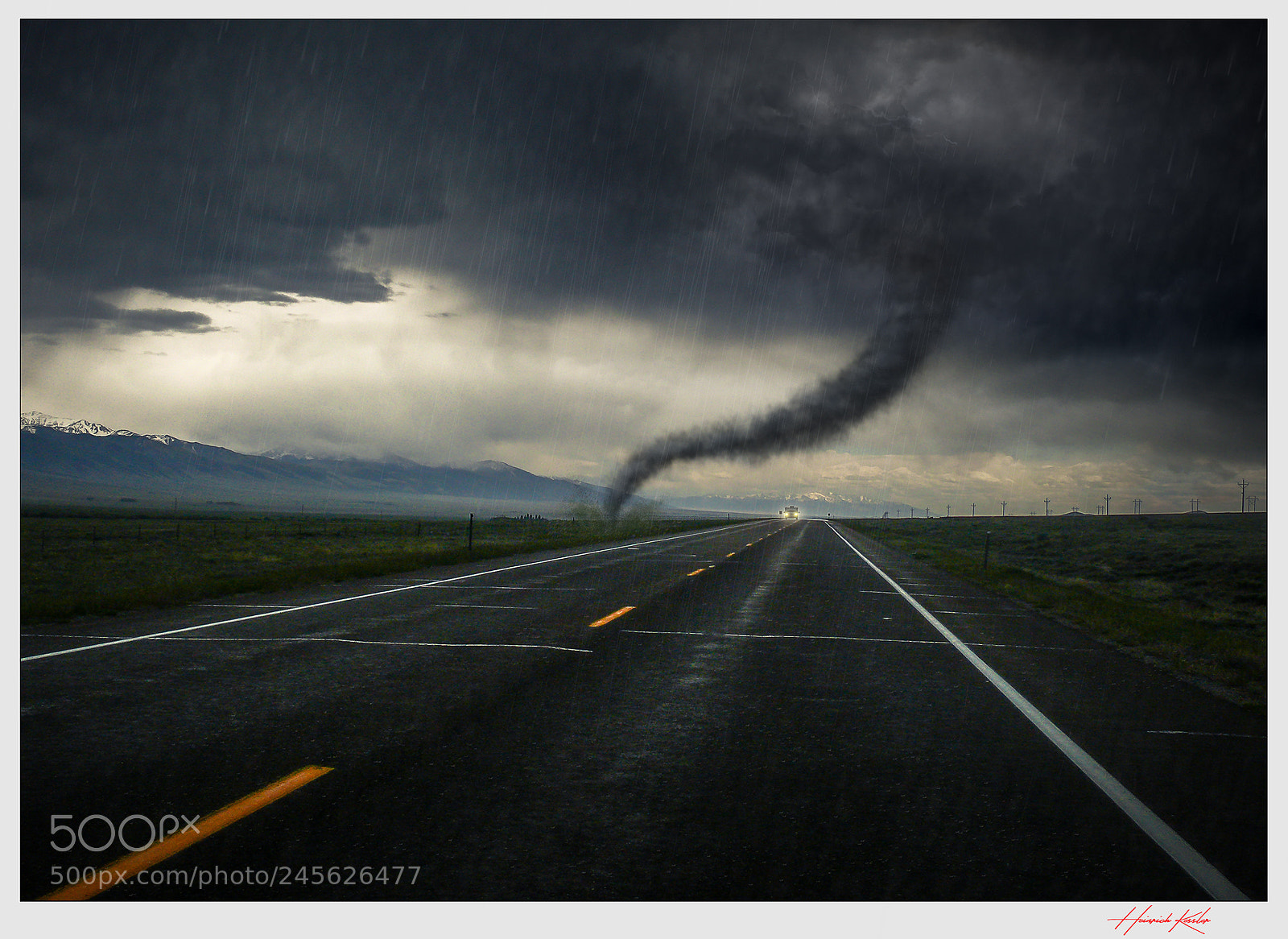 Panasonic DMC-FZ50 sample photo. Storm over south dakota photography