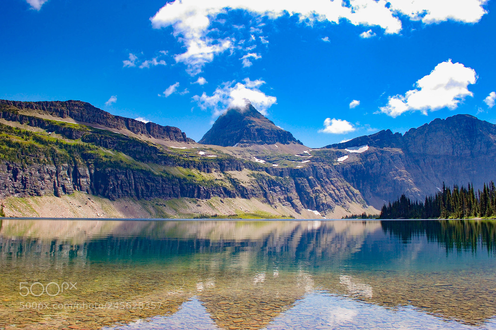 Nikon D40 sample photo. Hidden lake reflections photography