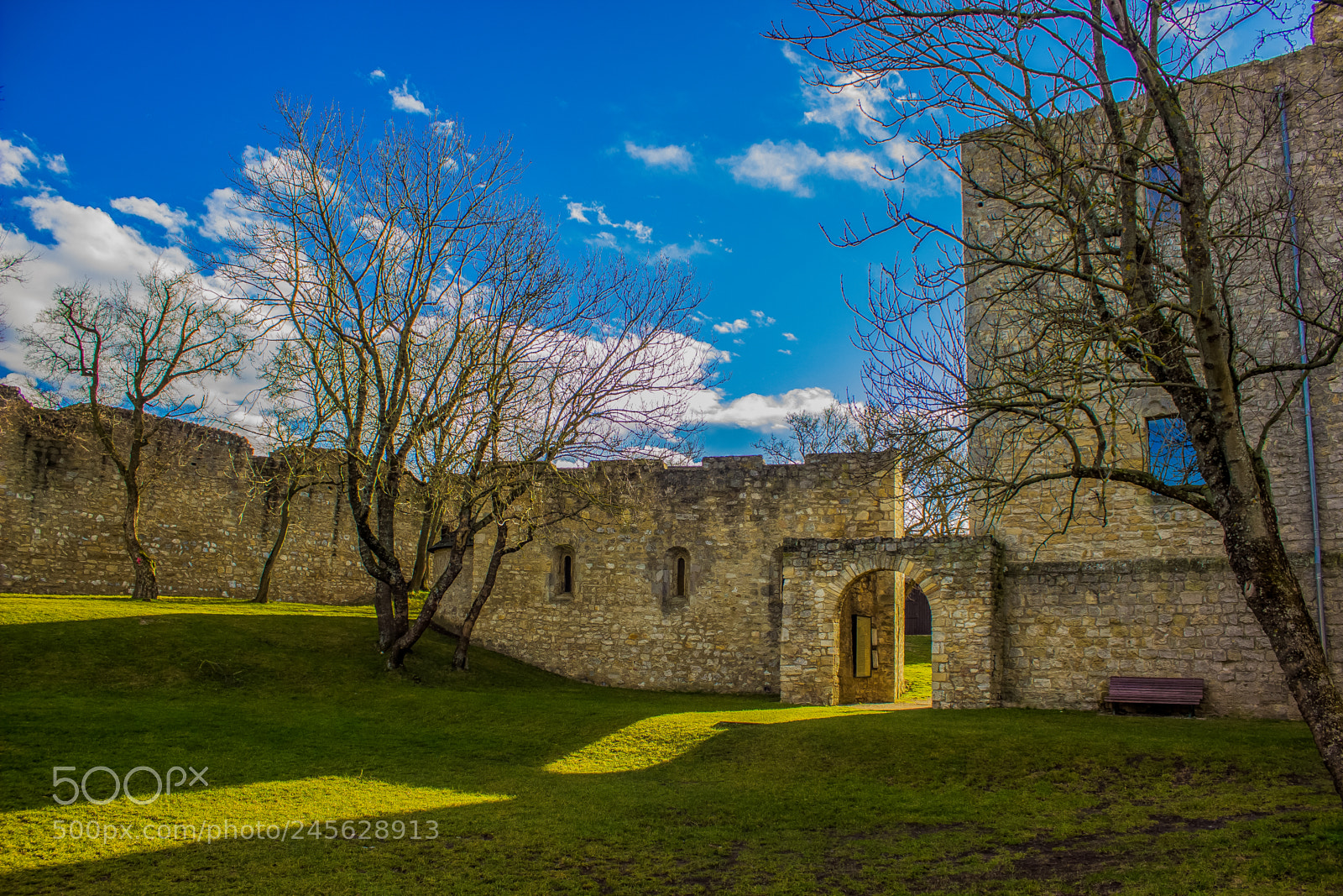 Canon EOS 600D (Rebel EOS T3i / EOS Kiss X5) sample photo. Ancient castle yard photography