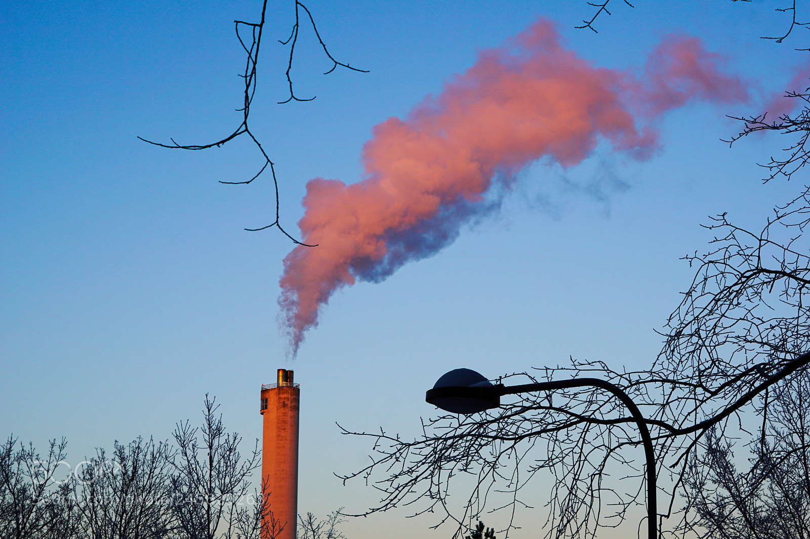 Sony a5100 sample photo. Smoke at sunset photography