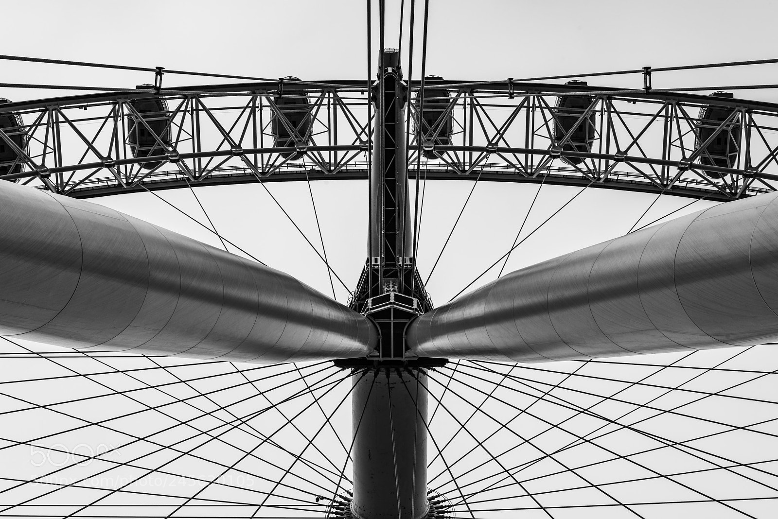 Nikon D810 sample photo. London eye photography