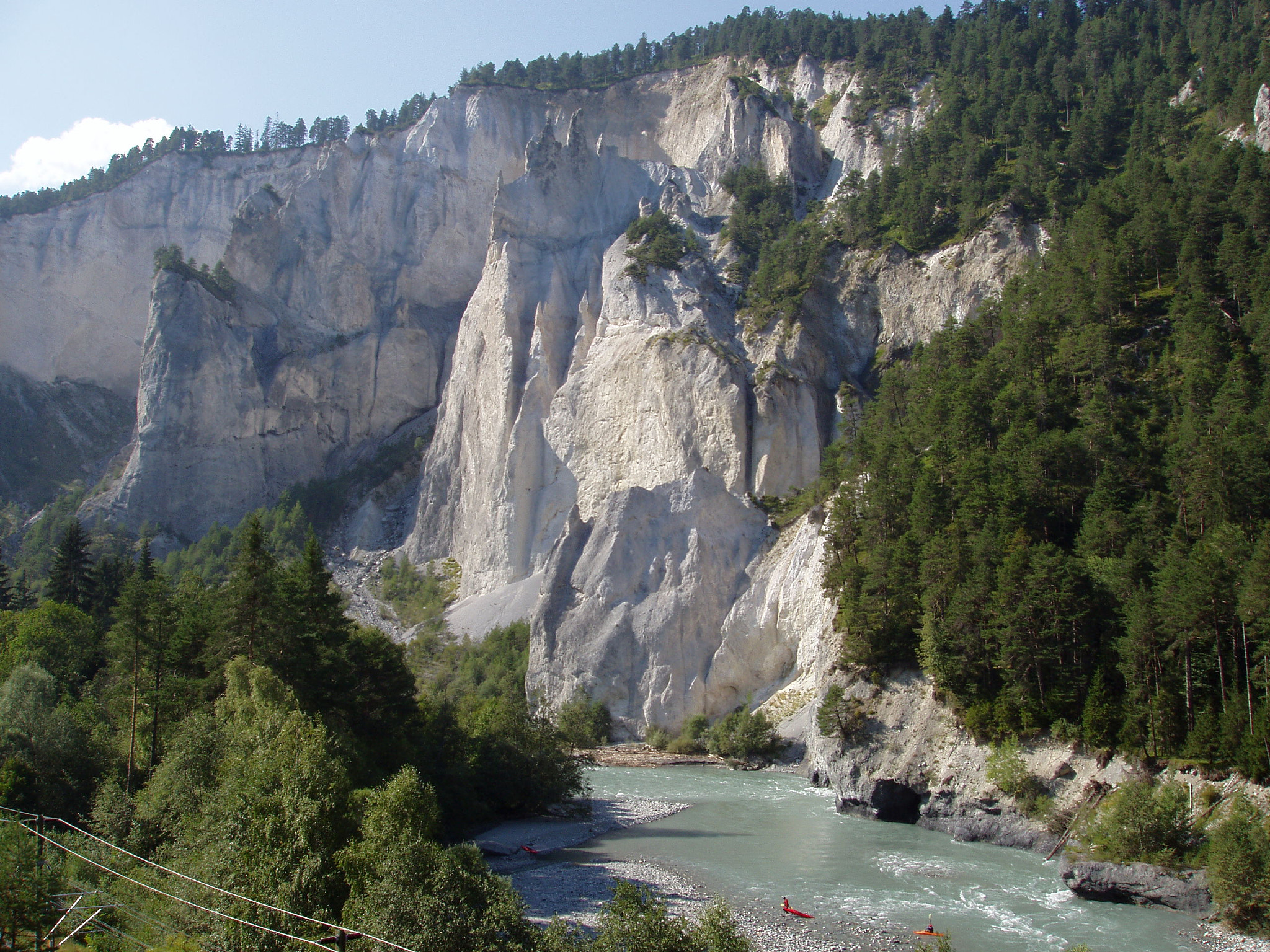 Olympus X-2,C-50Z sample photo. Rheinschlucht photography