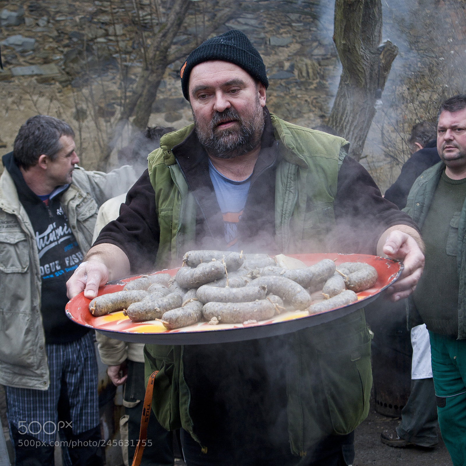 Canon EOS 5D sample photo. Tripe sausages photography