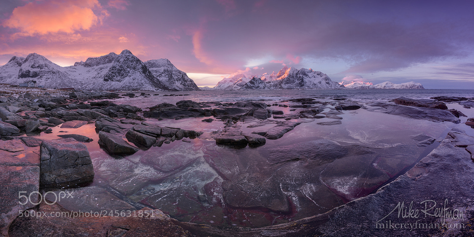 Nikon D850 sample photo. Lofoten sunrise photography