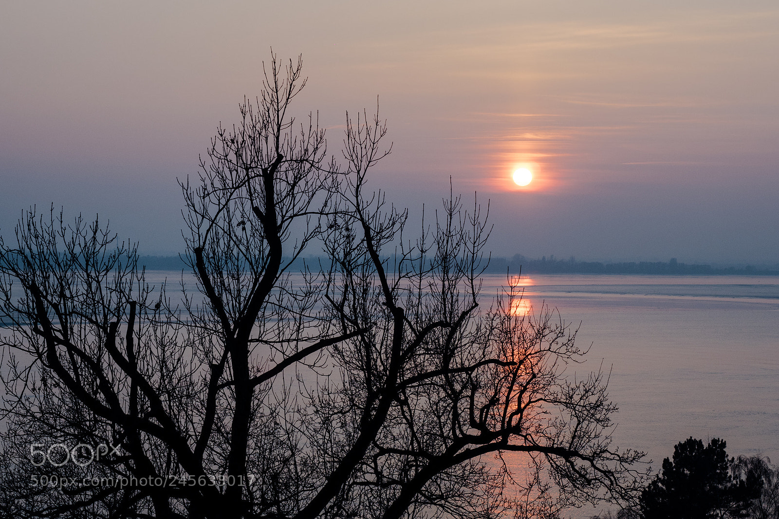 Olympus OM-D E-M5 II sample photo. Winter sunset photography