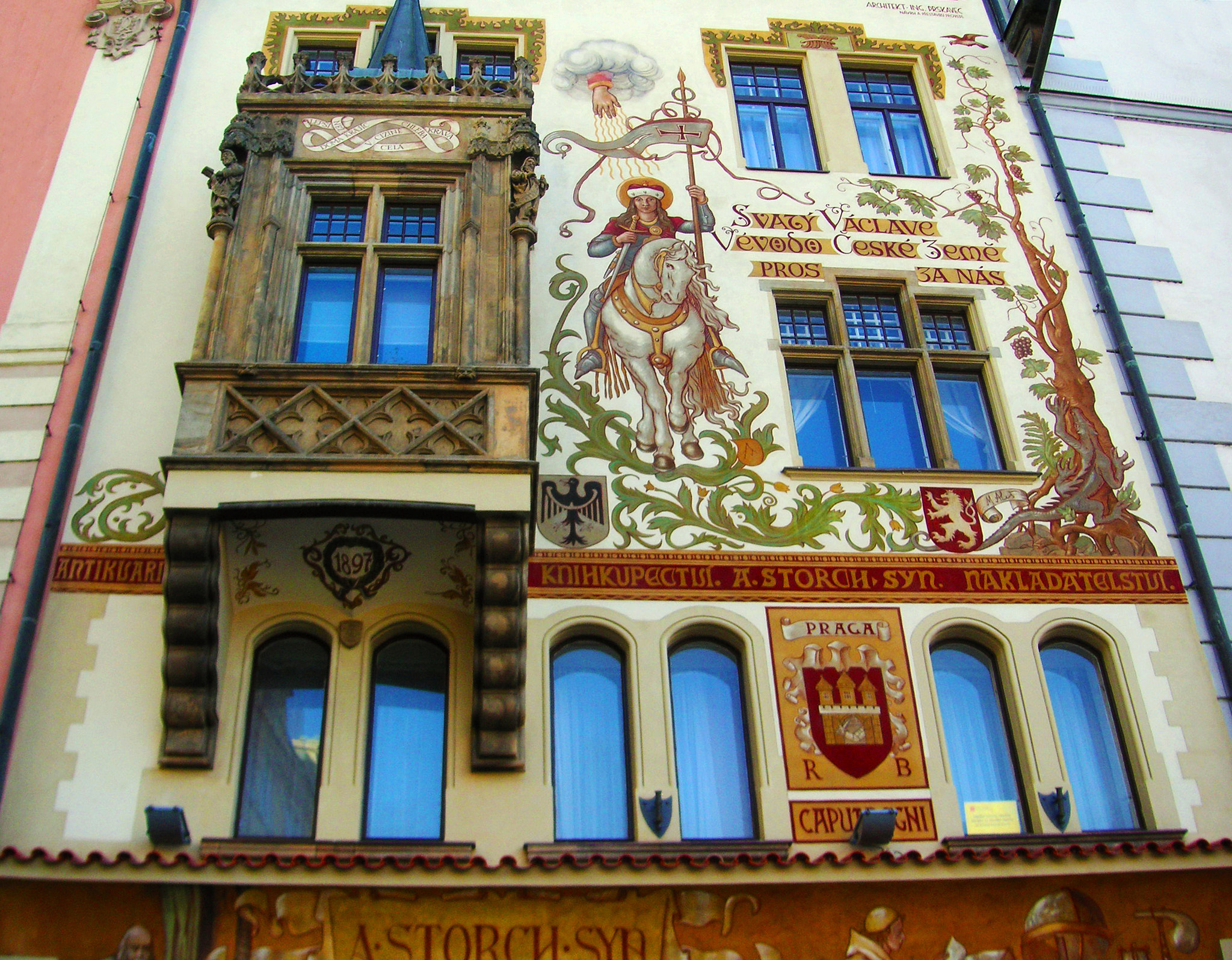 KONICA MINOLTA DiMAGE X50 sample photo. Fachada. praga photography