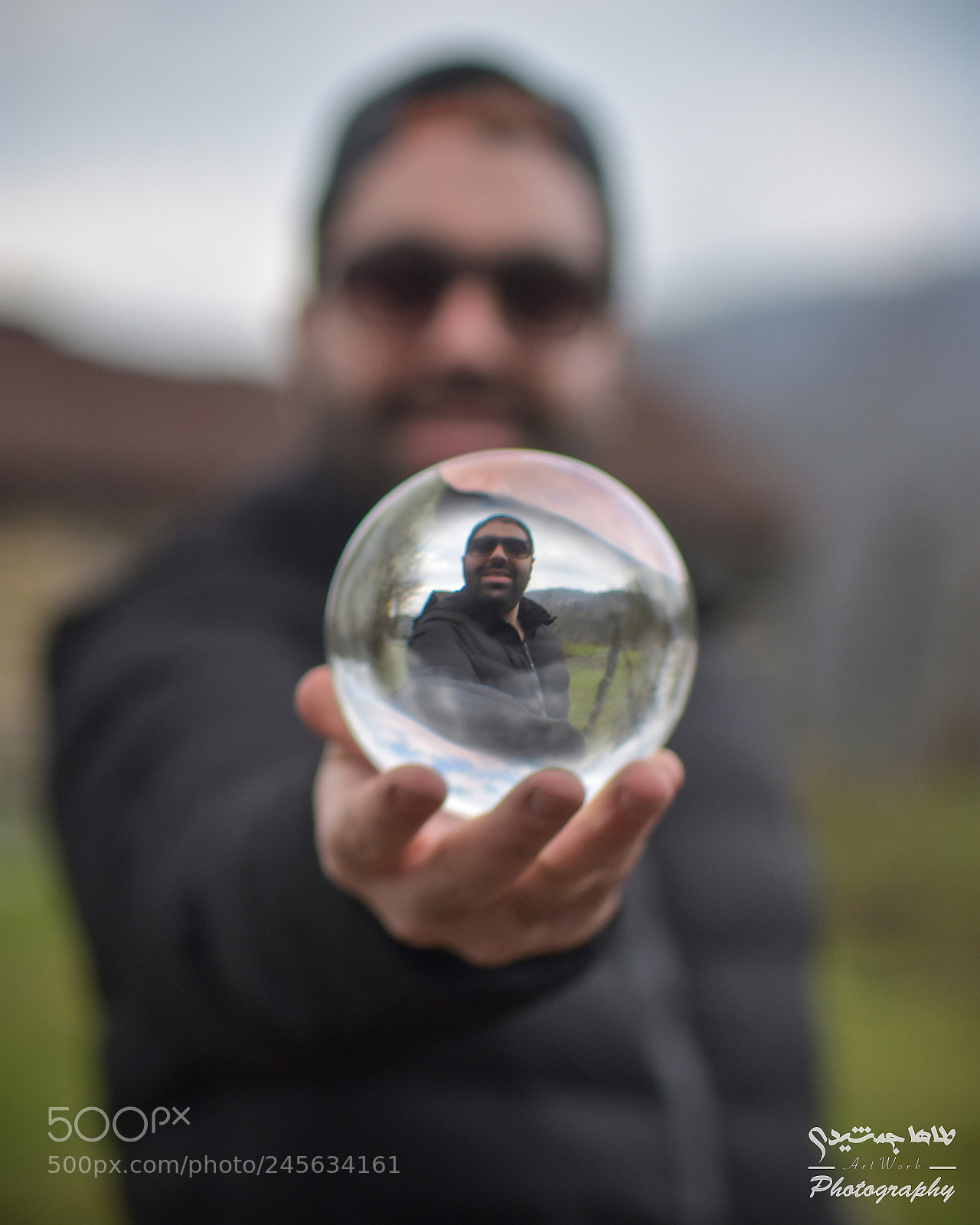 Nikon D7200 sample photo. Glass ball photography