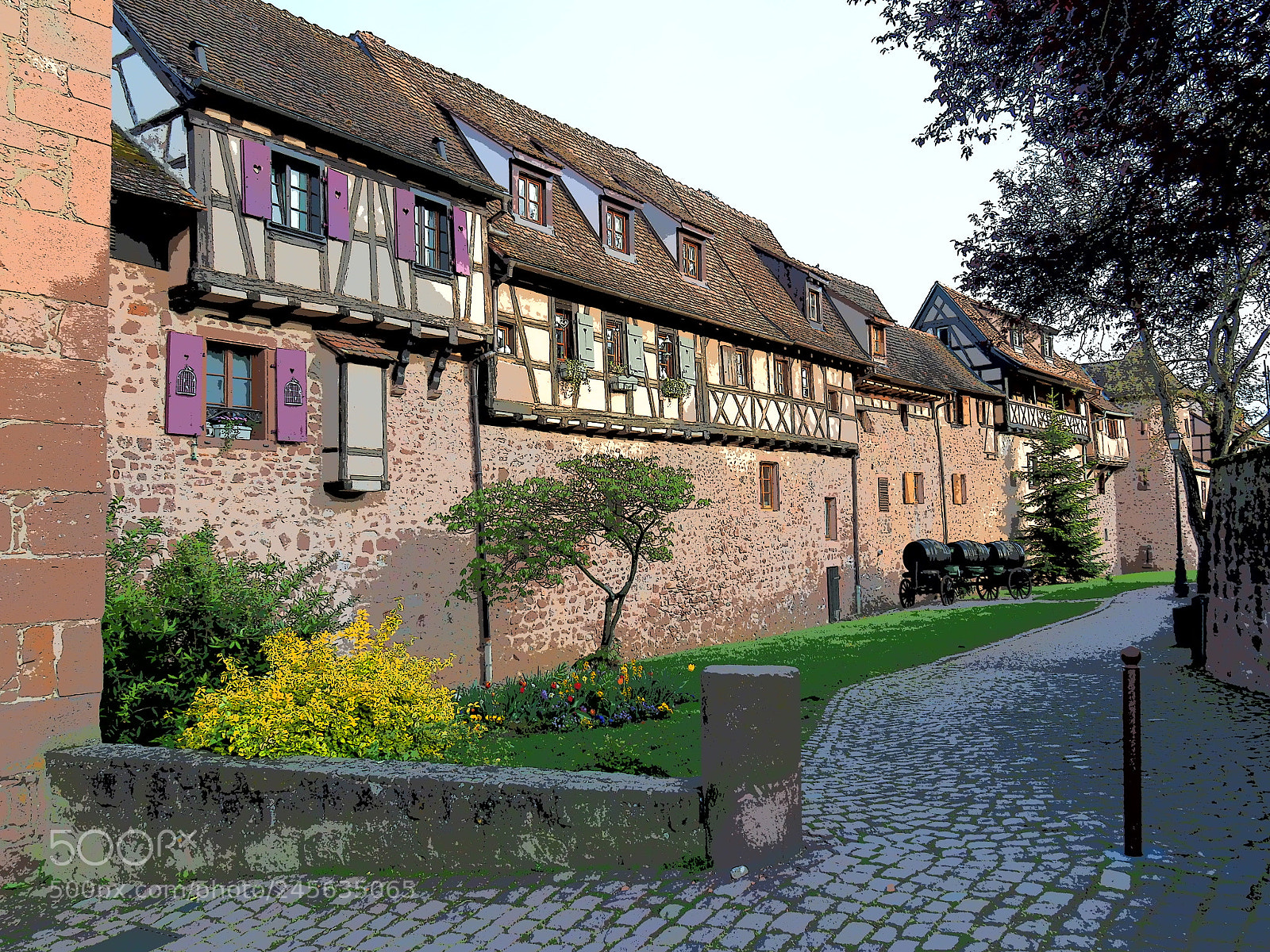 Olympus OM-D E-M5 II sample photo. Near north entrance, riquewihr photography