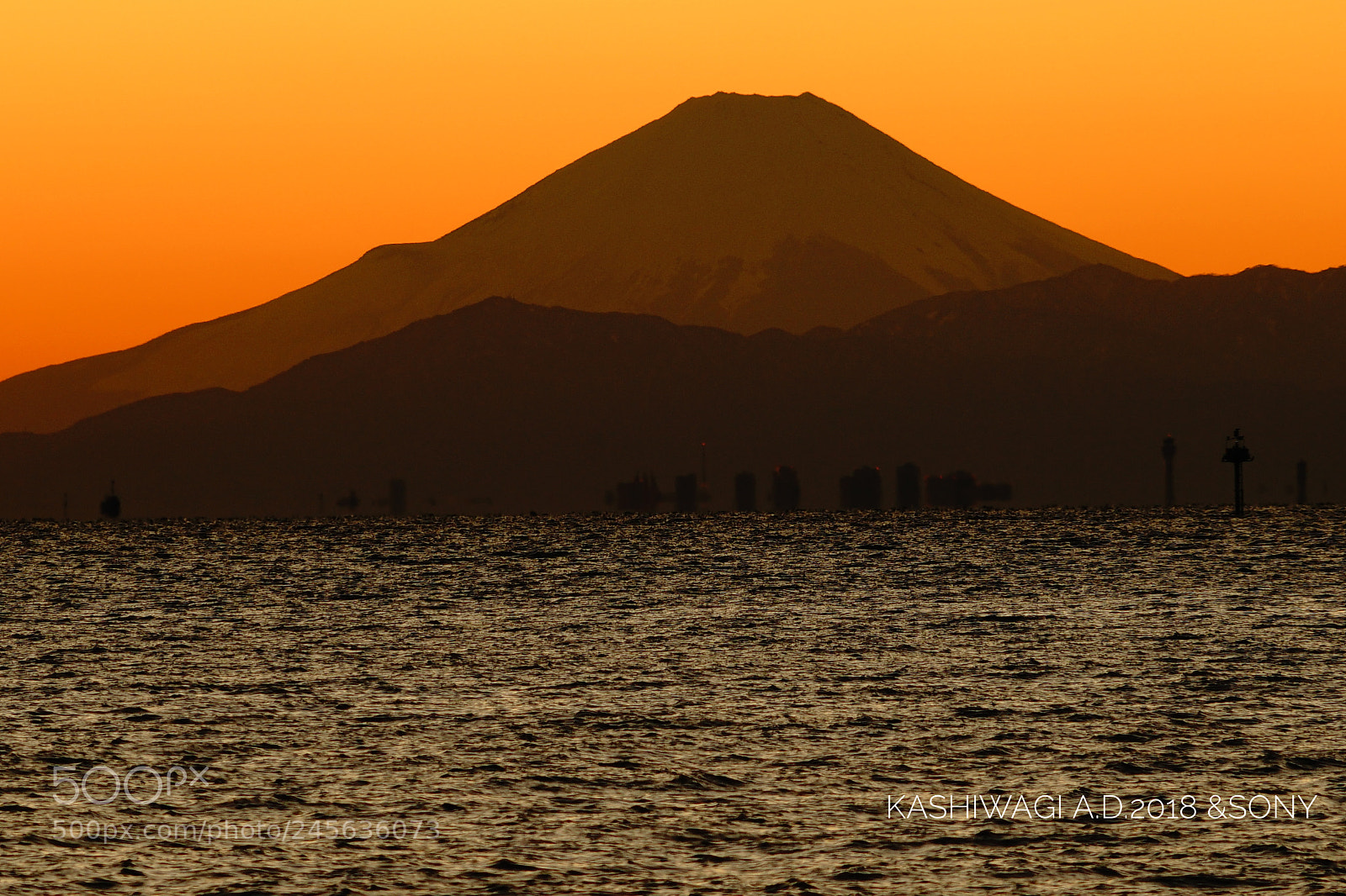 Sony a7 II sample photo. Evening scenery of tokyo photography