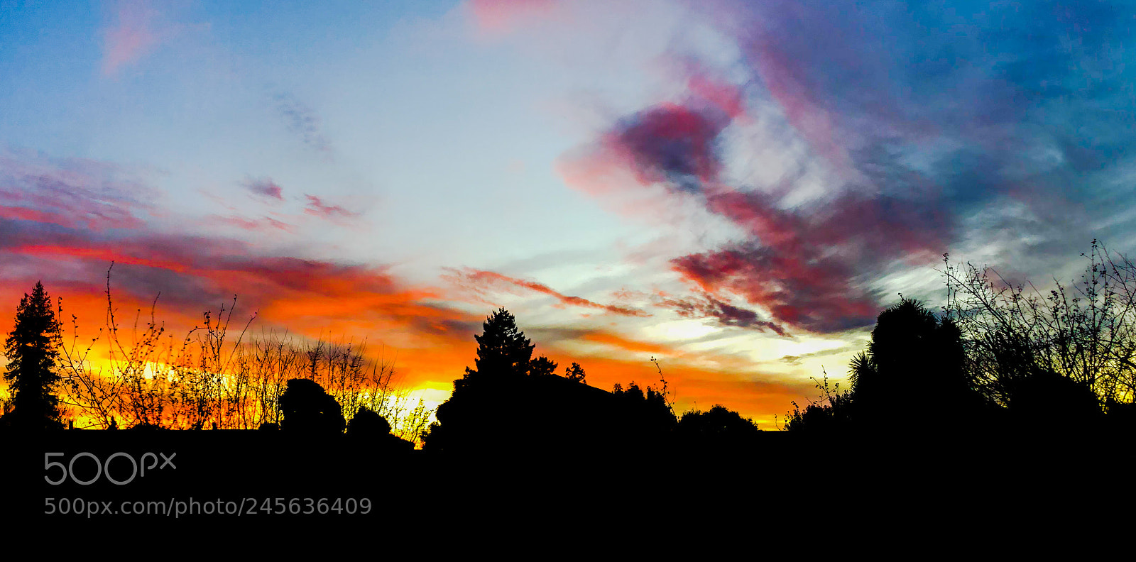 Apple iPhone 8 Plus sample photo. Panoramic sunset photography