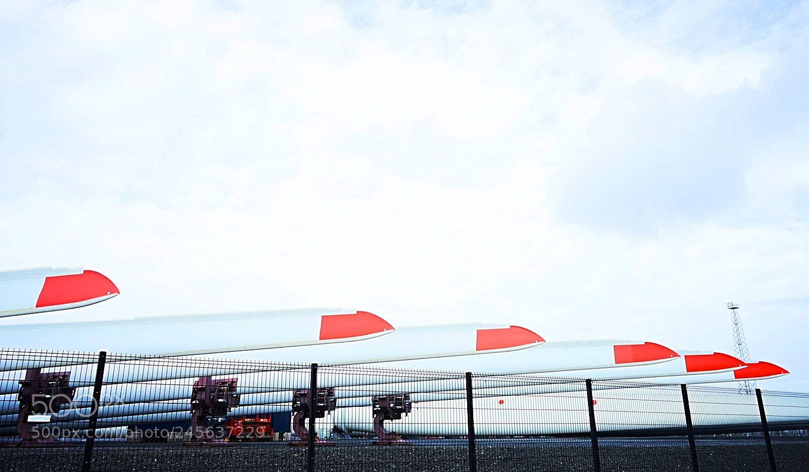 Sony a7 sample photo. Mega blades, wind turbine photography