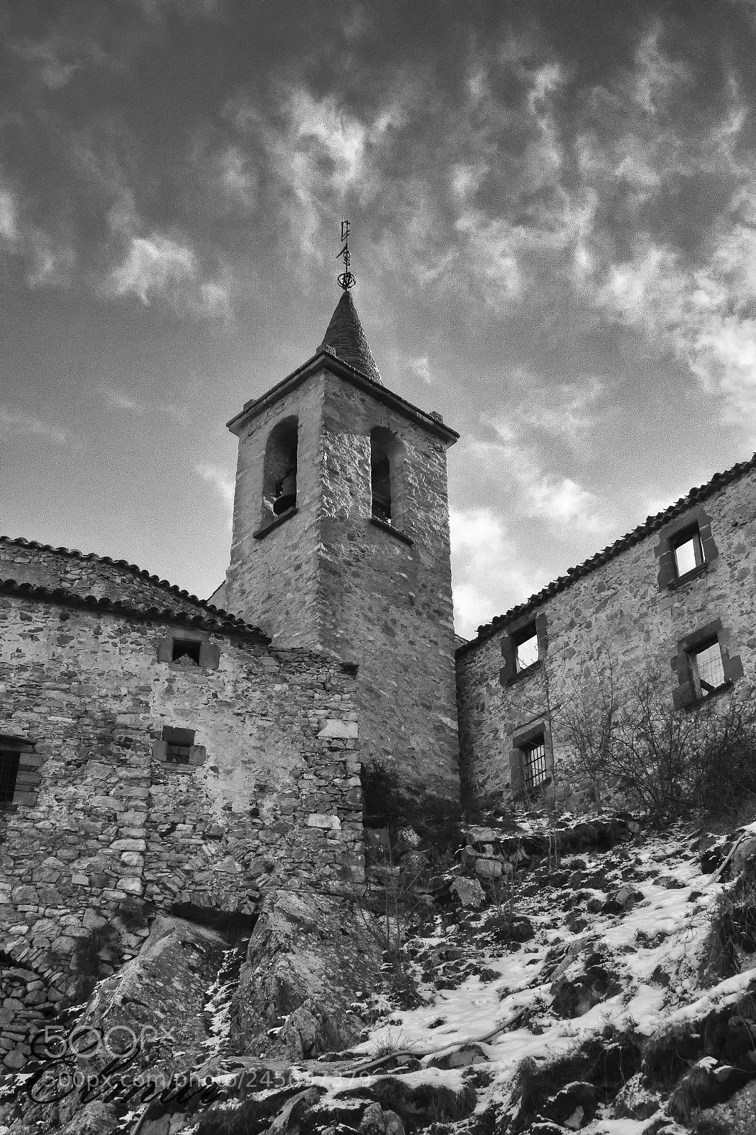 Canon EOS 7D Mark II sample photo. Sant segimont b&w photography