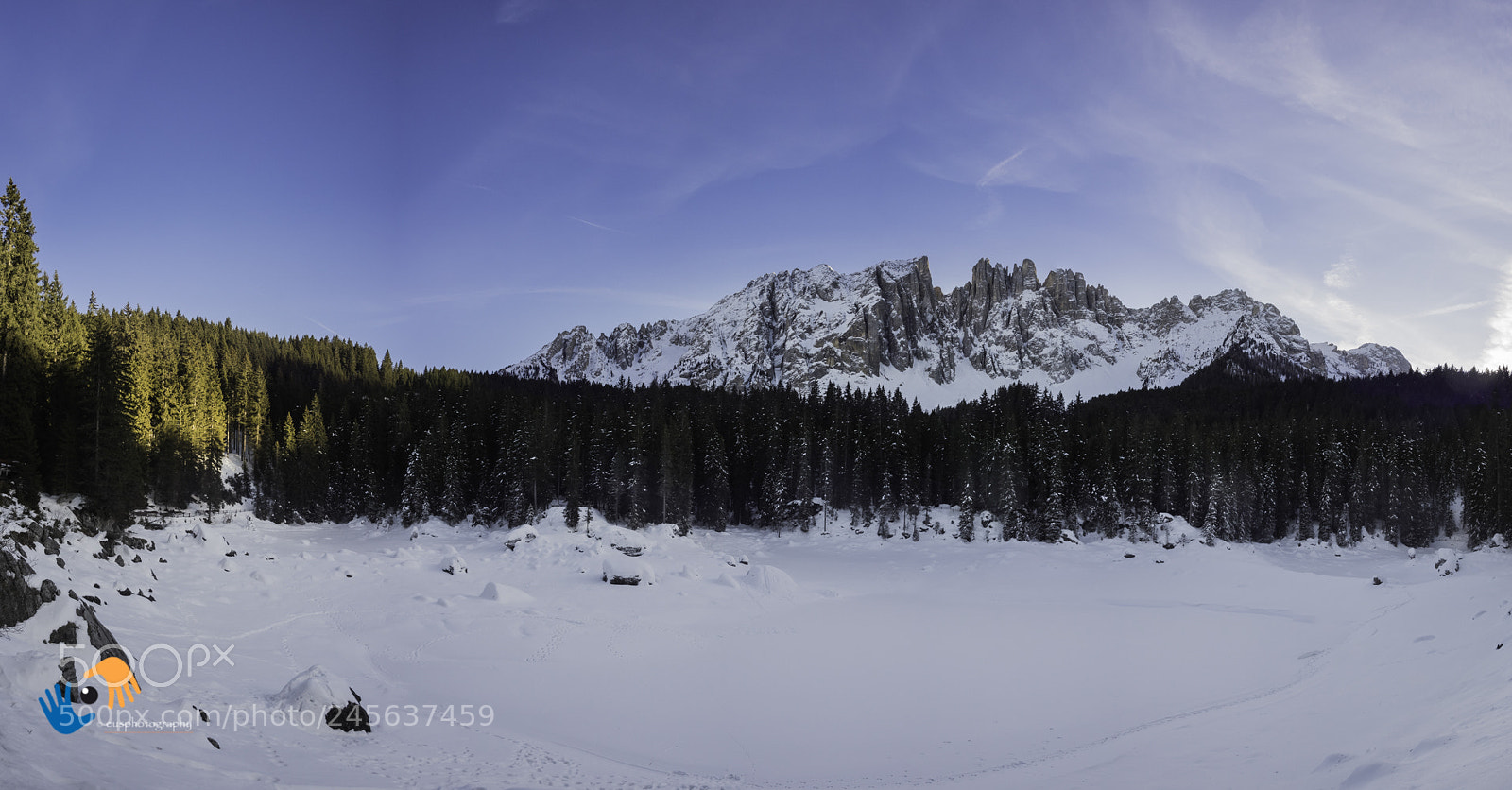 Olympus OM-D E-M1 sample photo. A frozen lago di photography