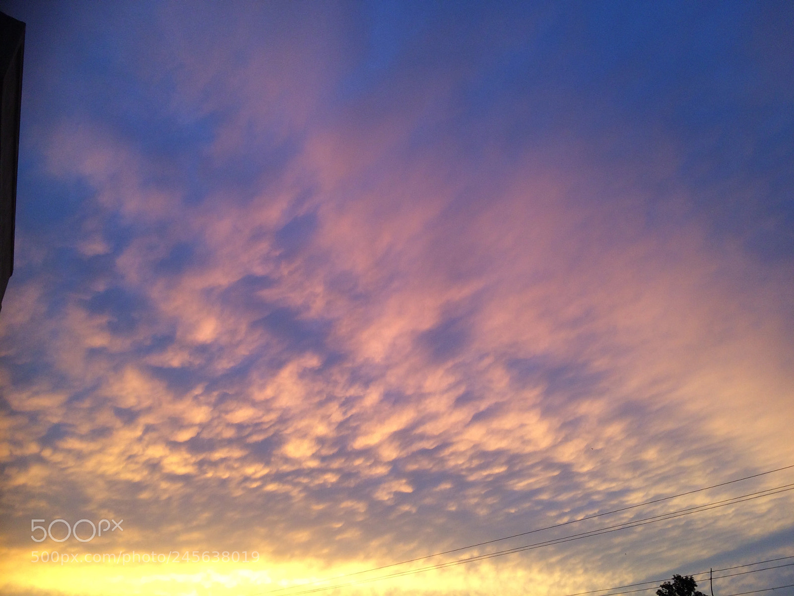 Apple iPhone 5s sample photo. Golden sky photography